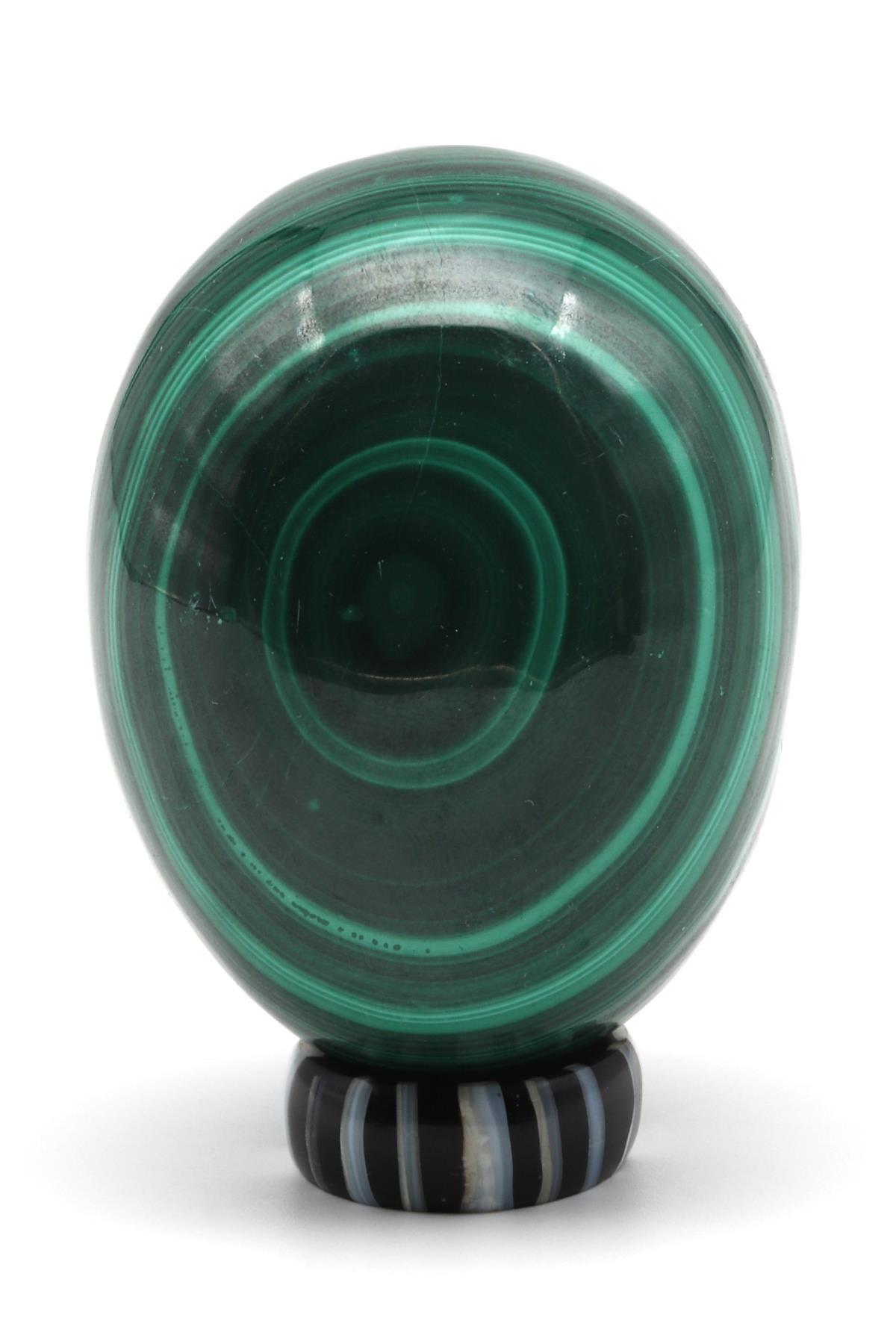 Malakit Doğal Taş Yumurta