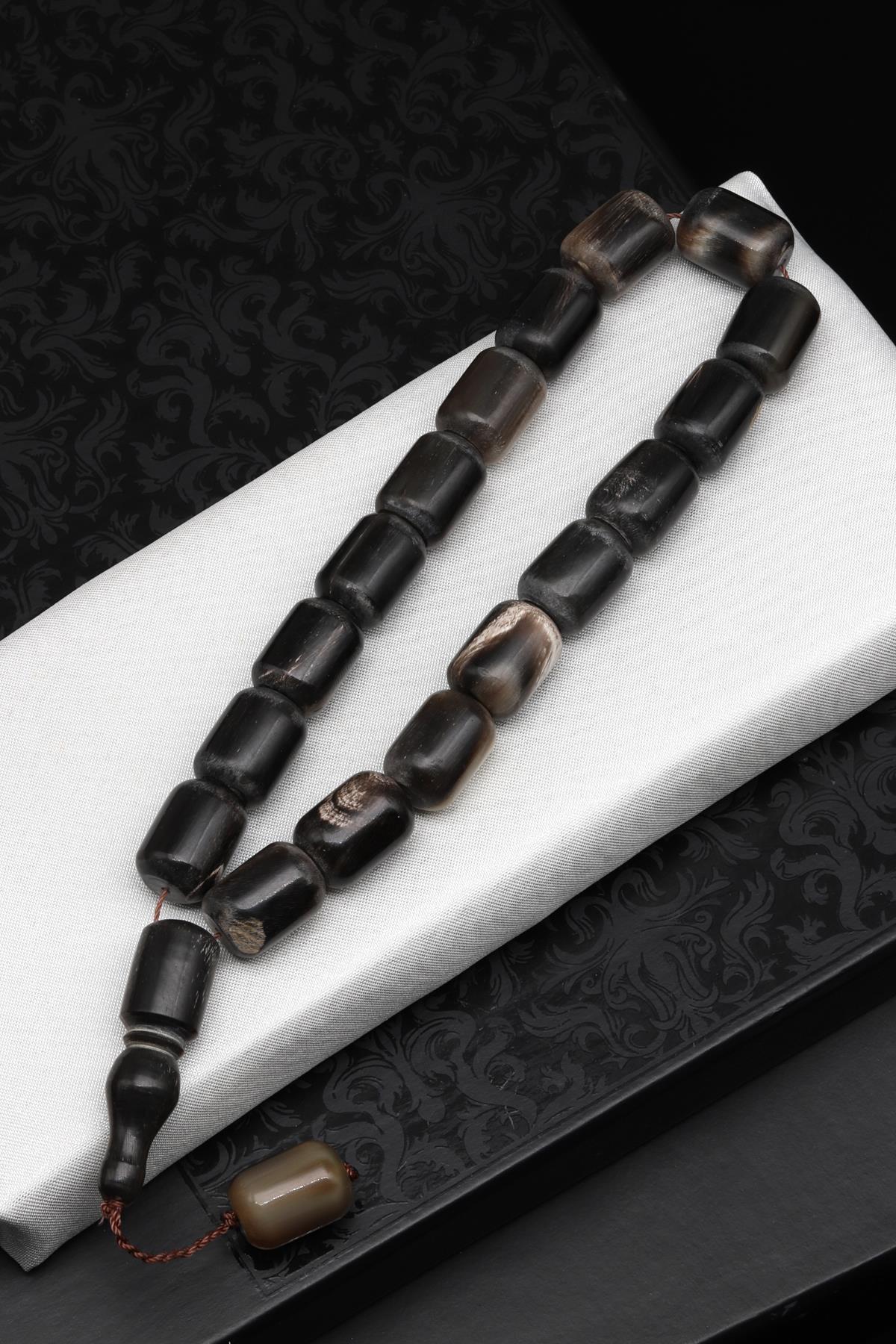 Maskot Efe Bufalo Boynuzu Tesbih 12 x 16 mm Kapsül Kesim