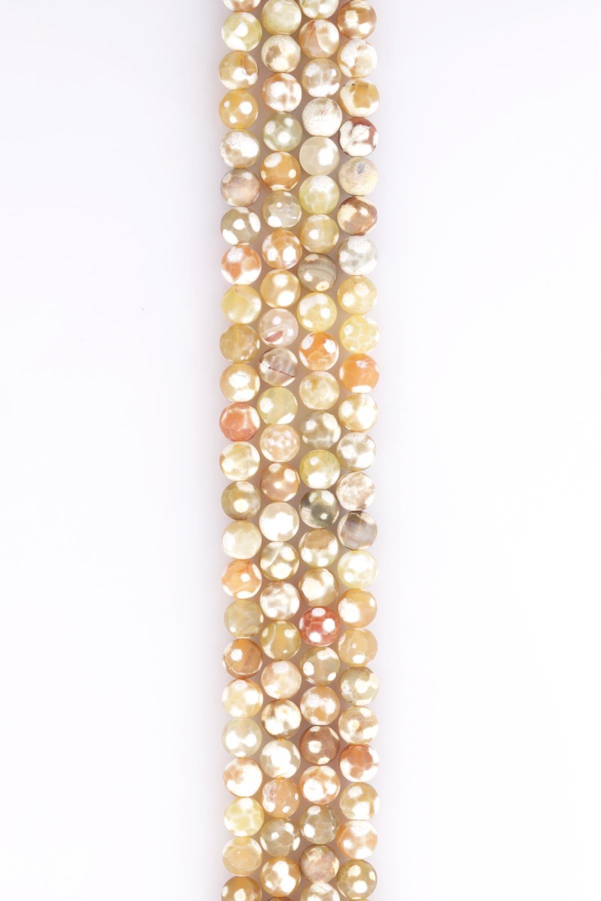 Mat Akik Doğal Taş Dizi 8 mm Küre Kesim