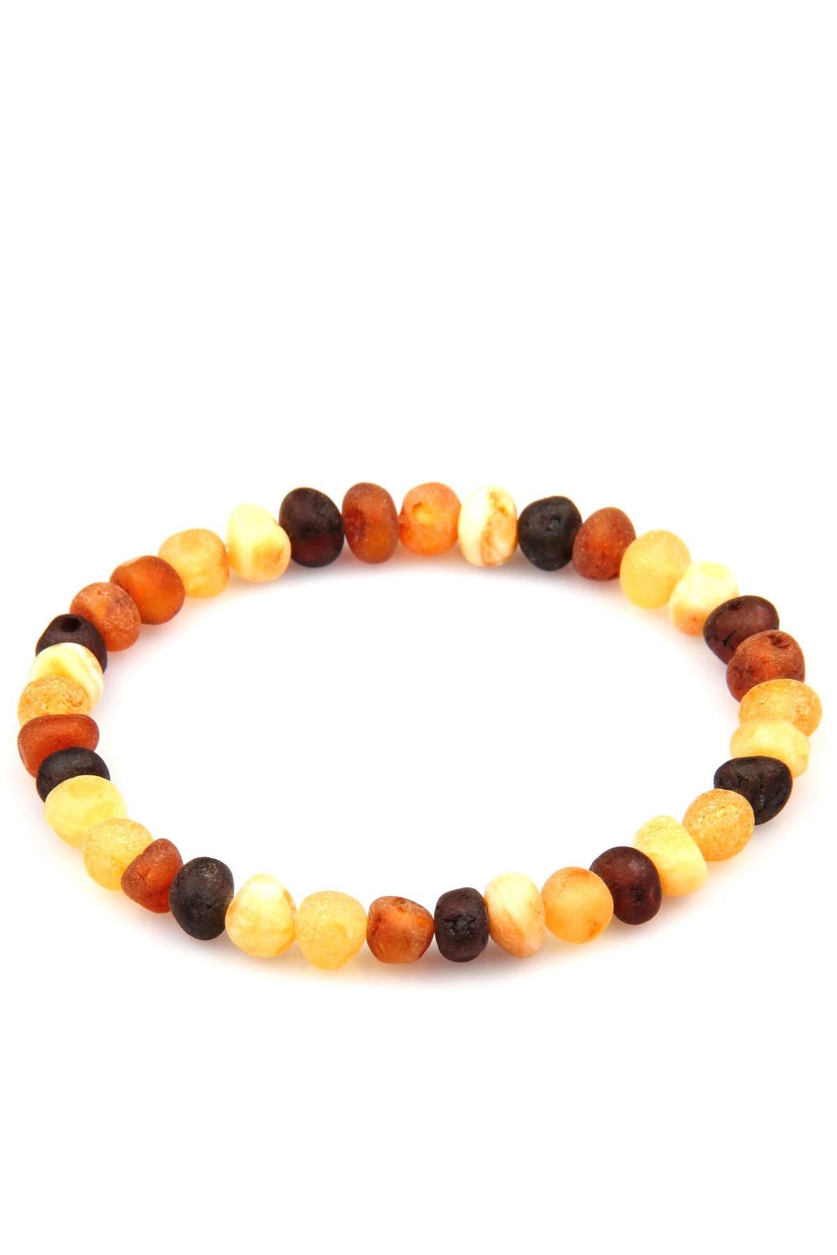 Mat Damla Kehribar Bileklik