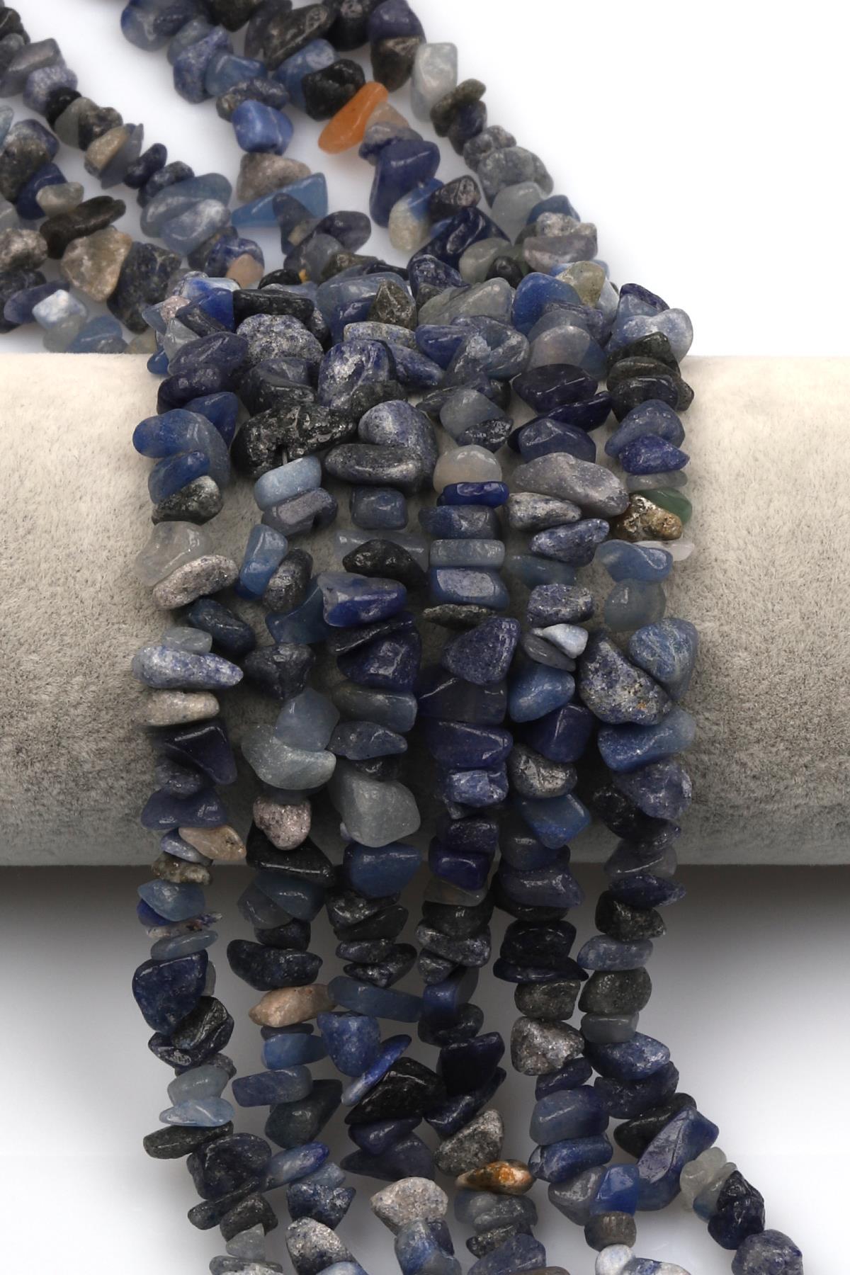 Mavi Aventurin Doğal Taş Kırıktaş Dizi