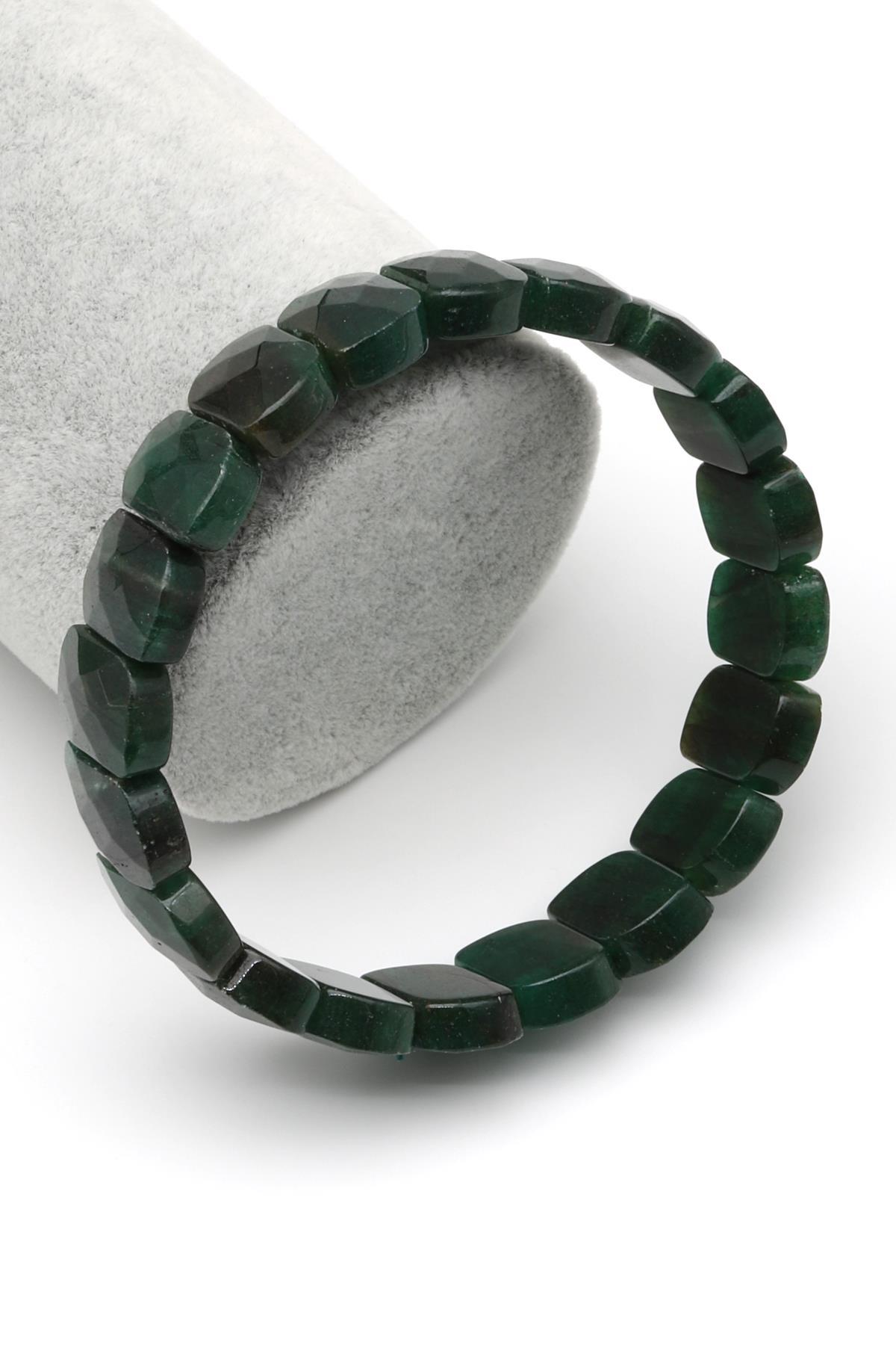 Mikaşist Doğal Taş Bileklik 10 x 15 mm Özel Kesim