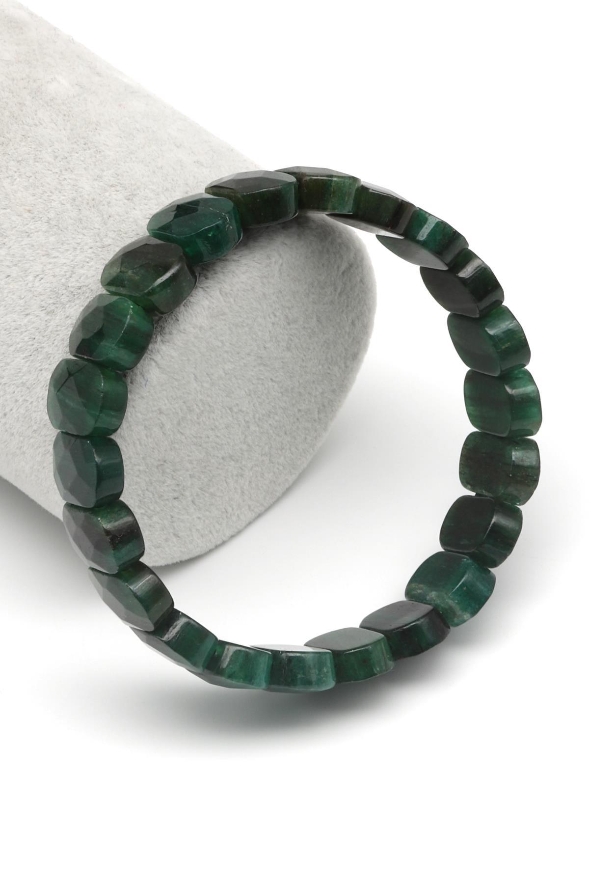 Mikaşist Doğal Taş Bileklik 9 x 14 mm Özel Kesim