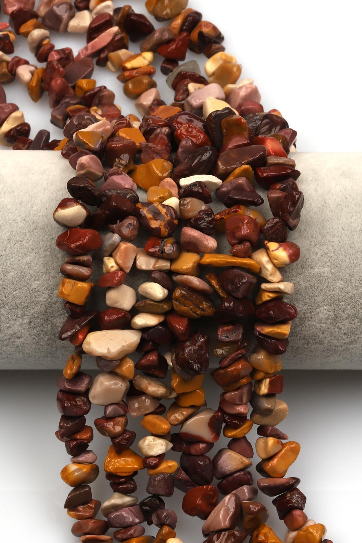 Mookaite Jasper Doğal Taş Kırıktaş Dizi