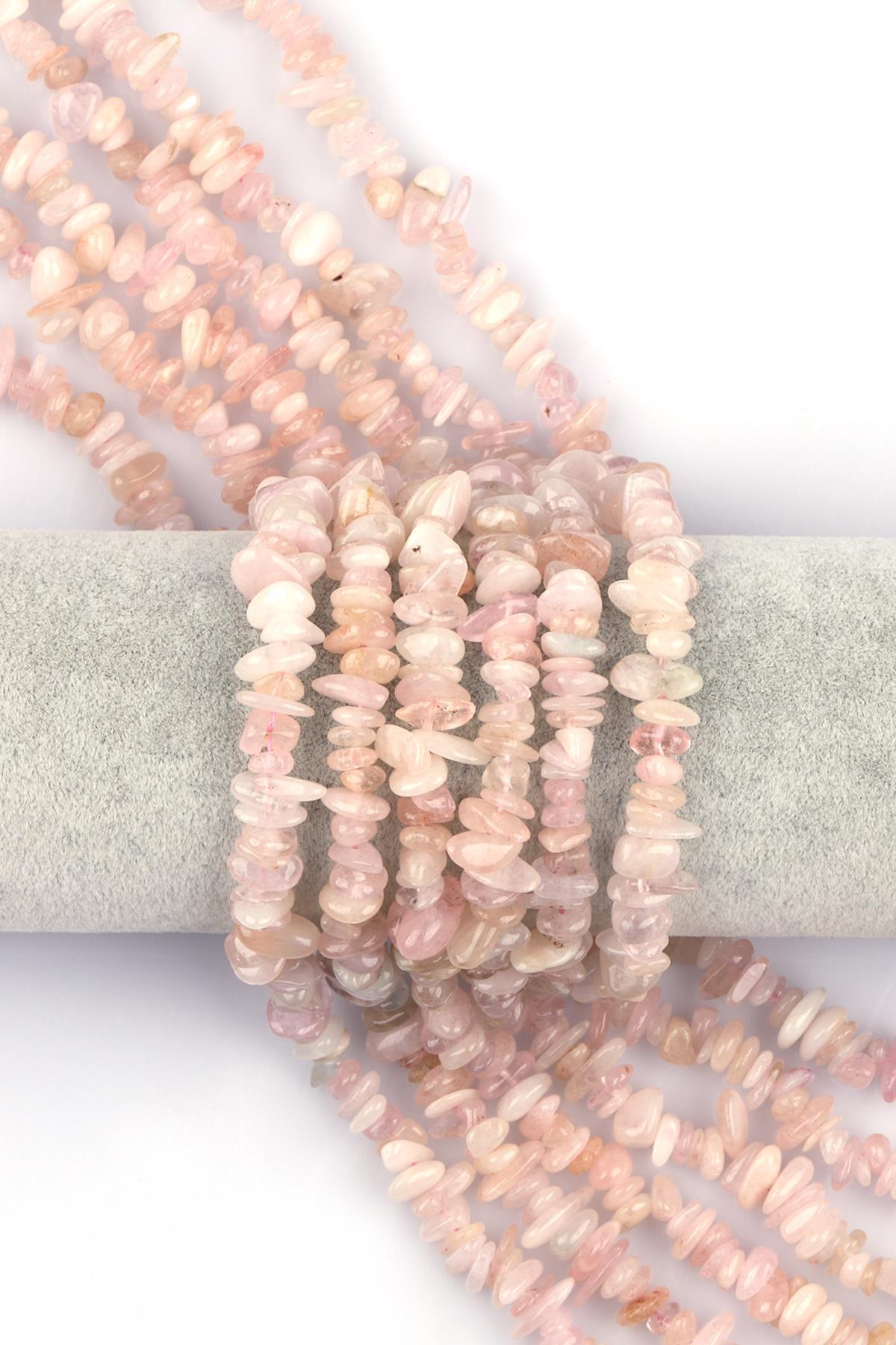 Morganit Doğal Taş Kırıktaş Dizi