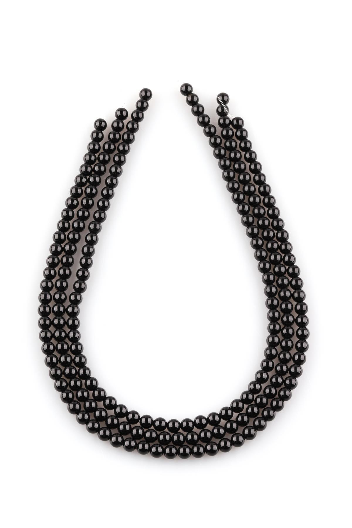 Oniks Doğal Taş Dizi 6 mm Küre Kesim