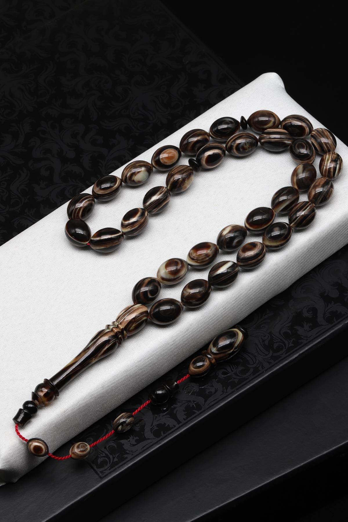 Orijinal Bağa Tesbih 9 x 12 mm Beyzi Kesim