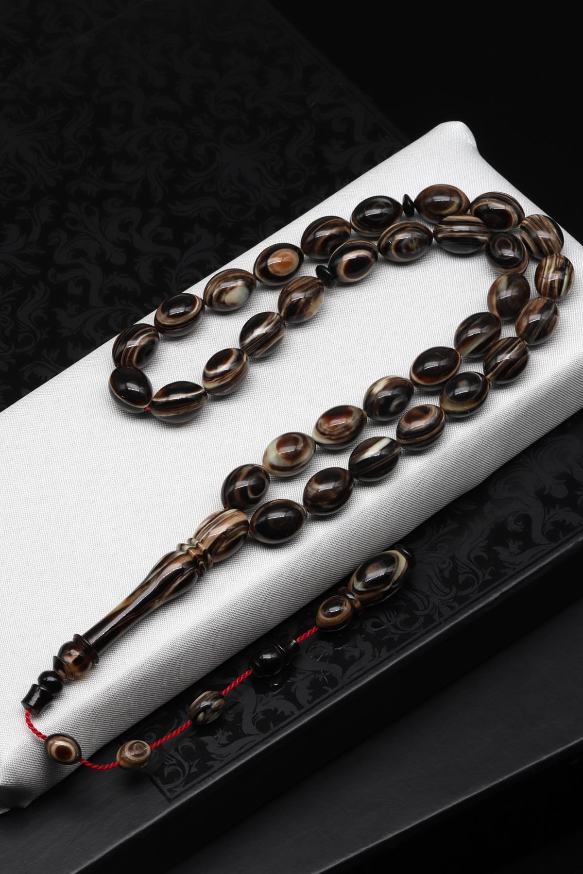 Orijinal Bağa Tesbih 9 x 12 mm Beyzi Kesim
