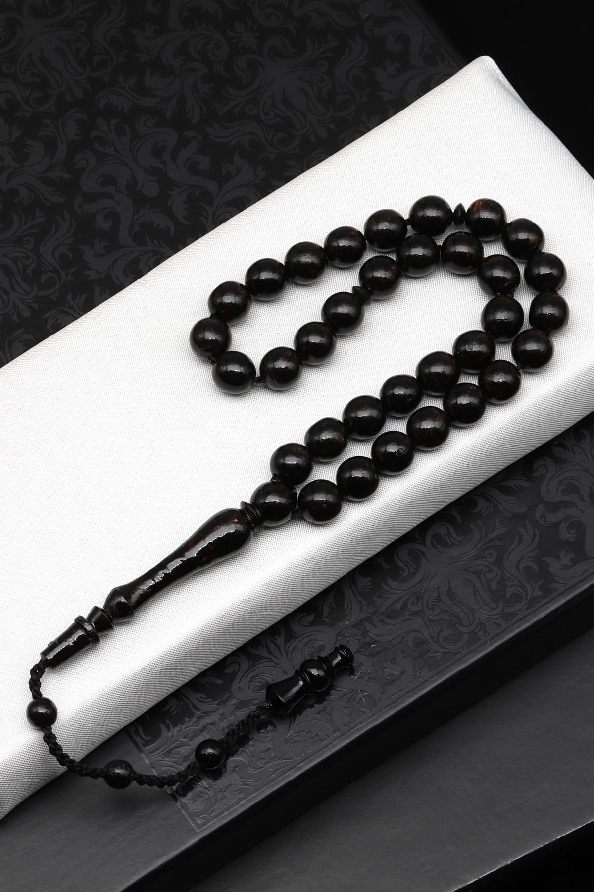 Orijinal Endonezya Yusur Tesbih 8 mm Küre Kesim - T-1552