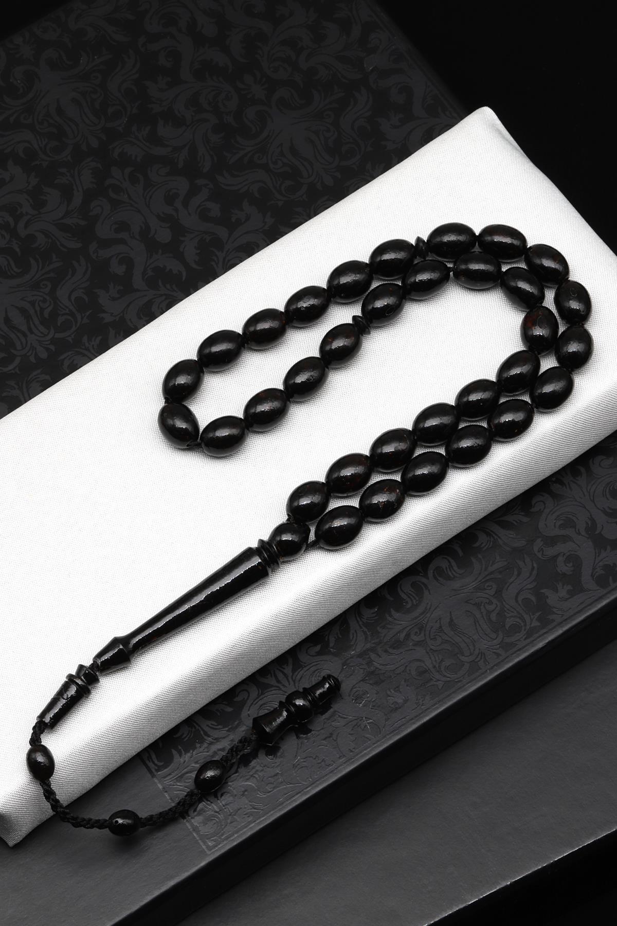 Orijinal Endonezya Yusur Tesbih 8 x 10 mm Beyzi Kesim - T-1551