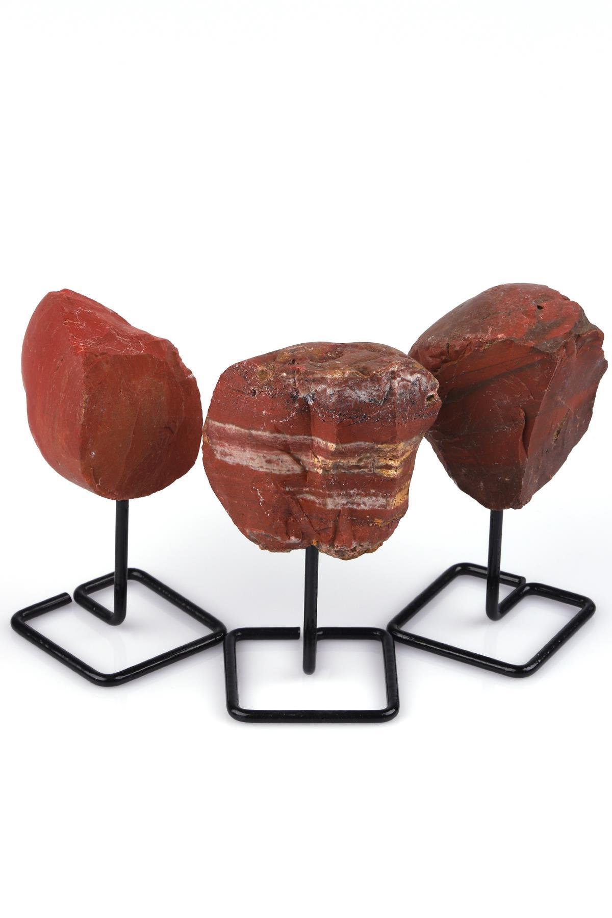 Red Jasper Doğal Taş Standlı Parça