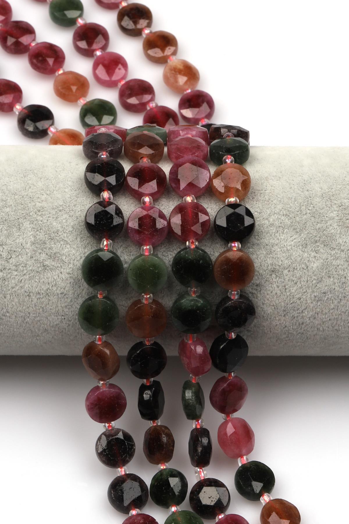 Renkli Kuvars Doğaltaş Dizi 10 mm Yassı Kesim