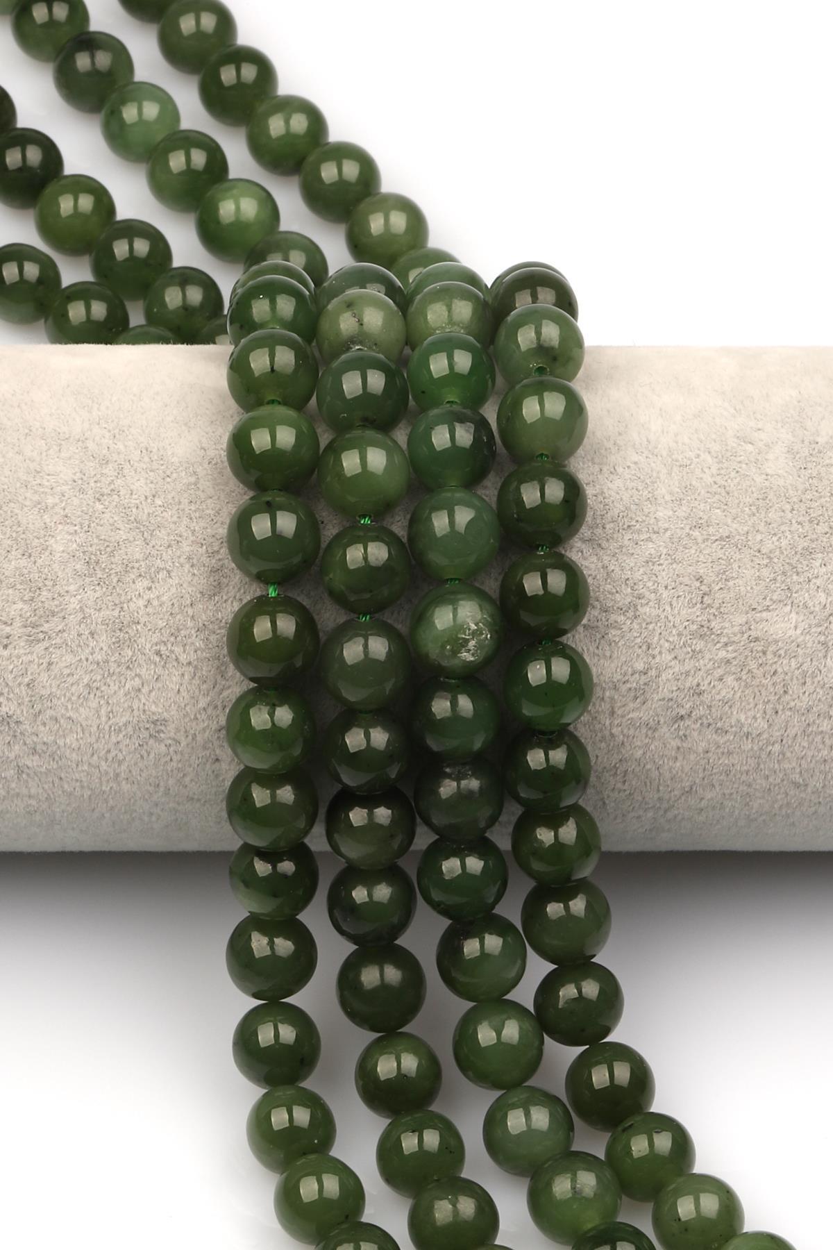 Rusya Yeşim Doğaltaş Dizi 9 mm Küre Kesim