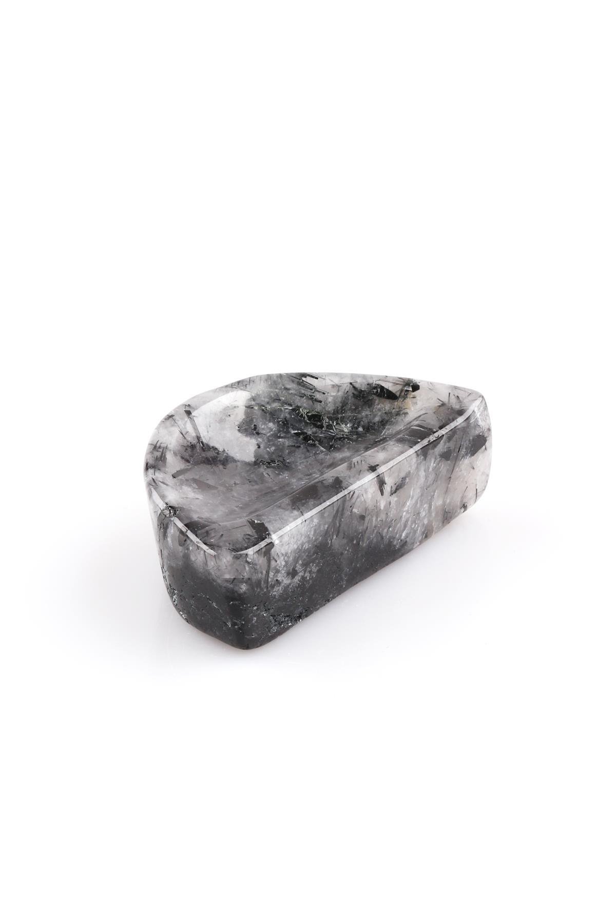 Rutil Kuvars Doğal Taş İçi Oyuk Parça