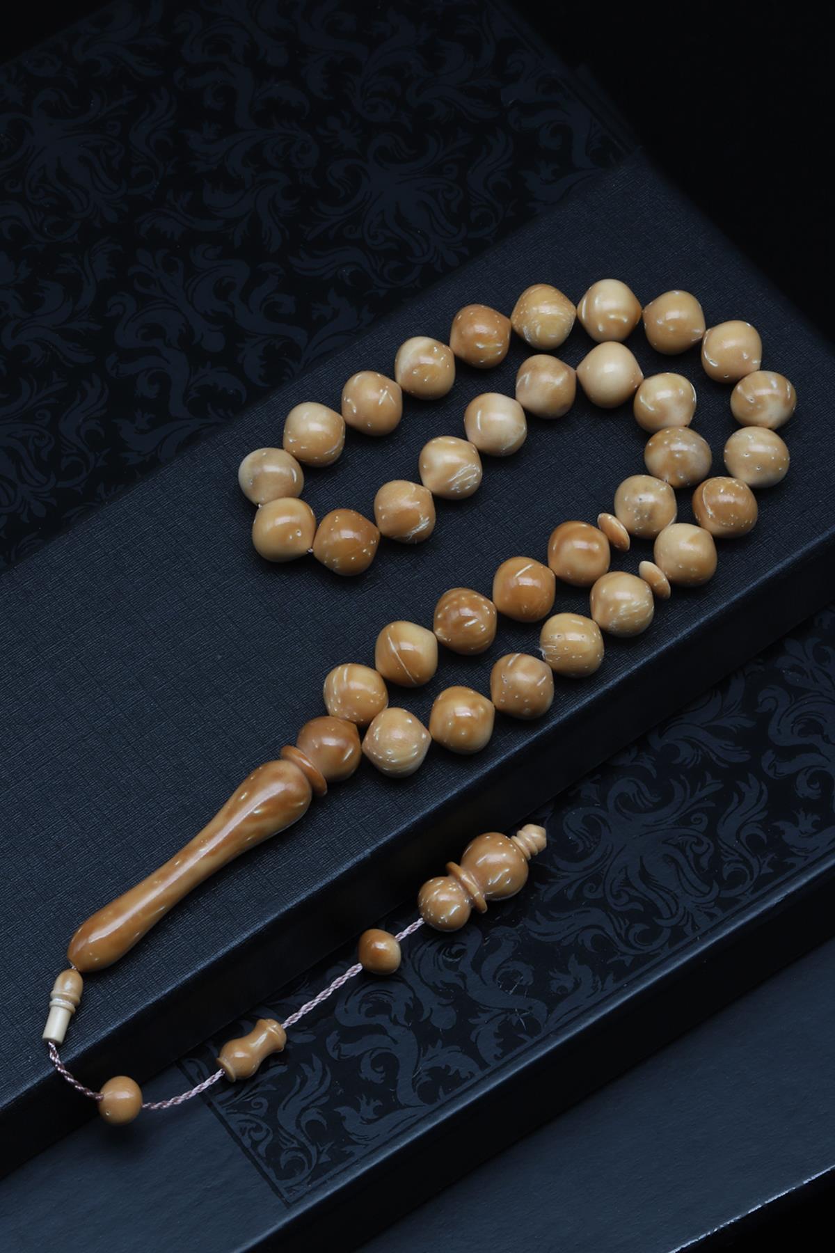 Saray Kuka Ağacı Tesbih 10 x 10 mm İstanbul Kesim