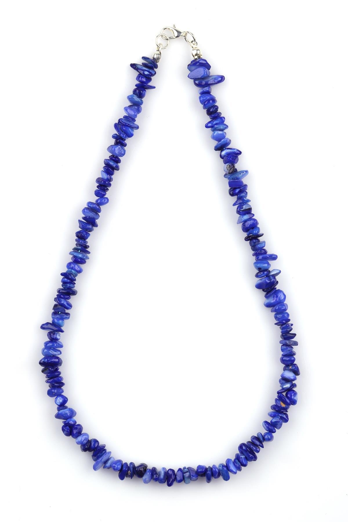 Sedef Doğal Taş Kırık Taş Kolye