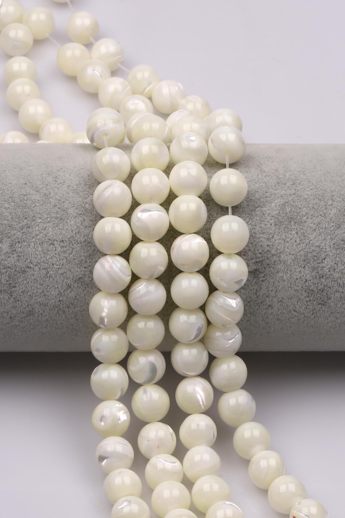 Sedef Doğaltaş Dizi 10 mm Küre Kesim