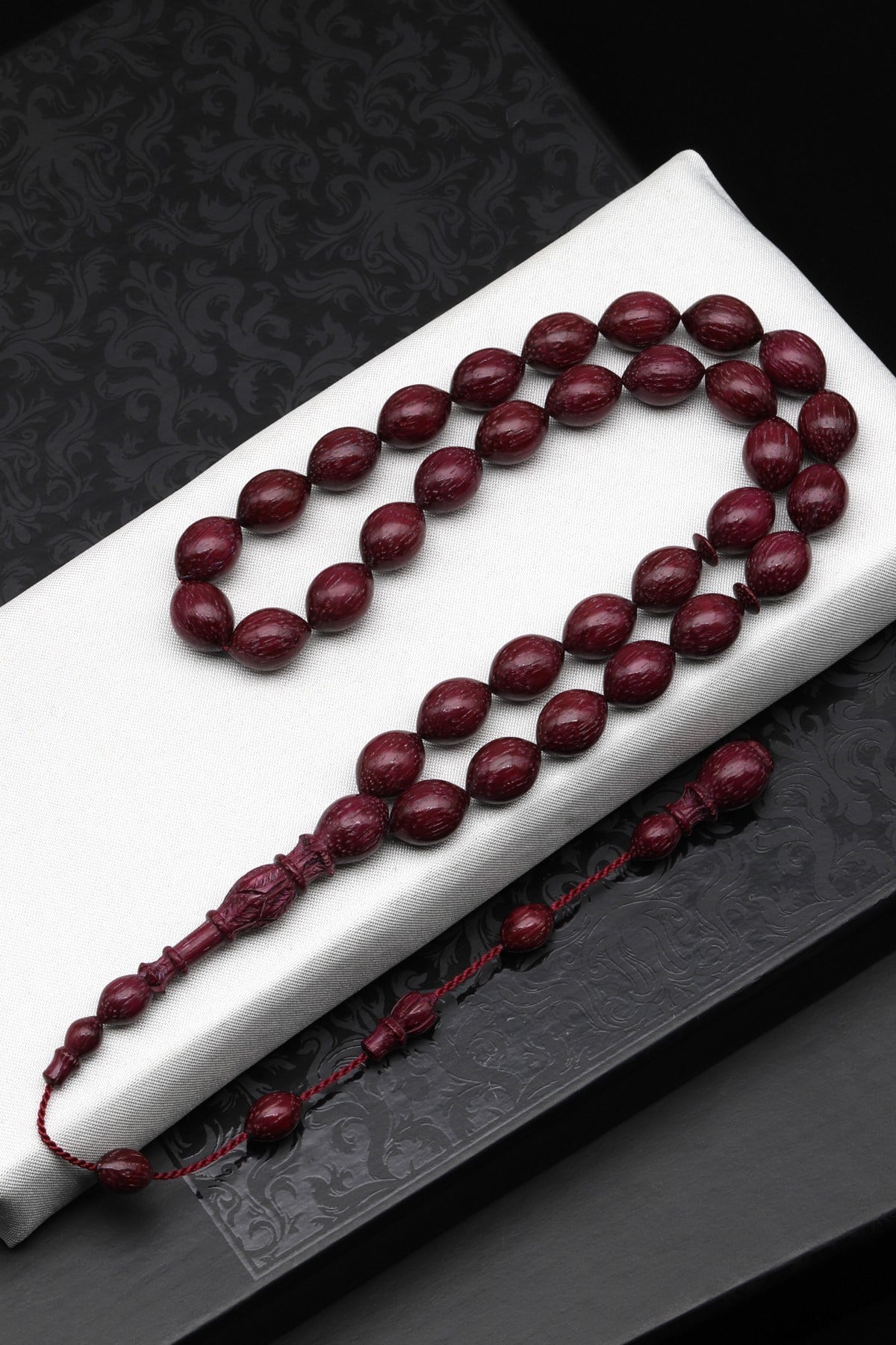 Selamet Şeker Morgül Ağacı Tesbih 9 x 12 mm Beyzi Kesim - TGMS-5