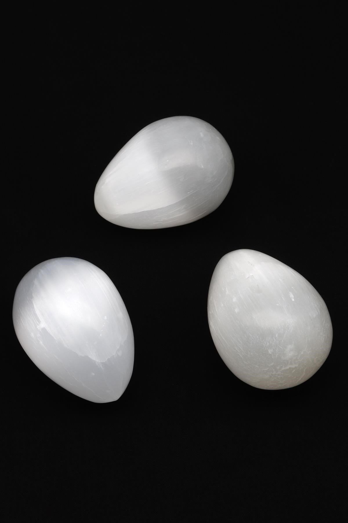 Selenit Doğal Taş Yumurta