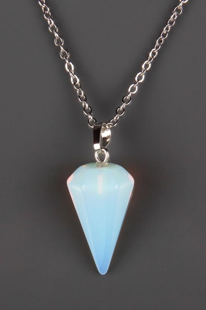 Sentetik Opal Pandül Kolye