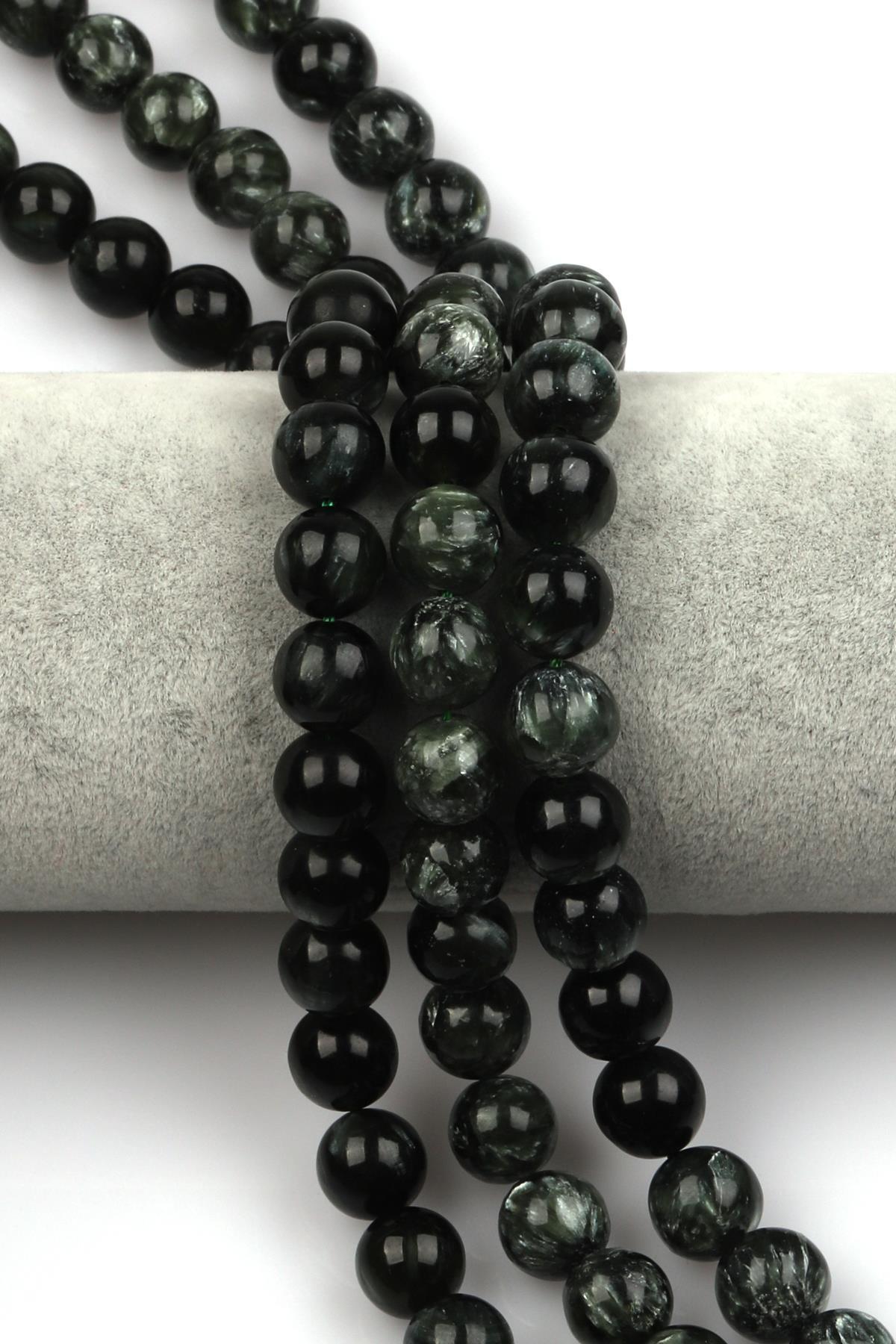 Serafinit Doğal Taş Dizi 10 mm Küre Kesim