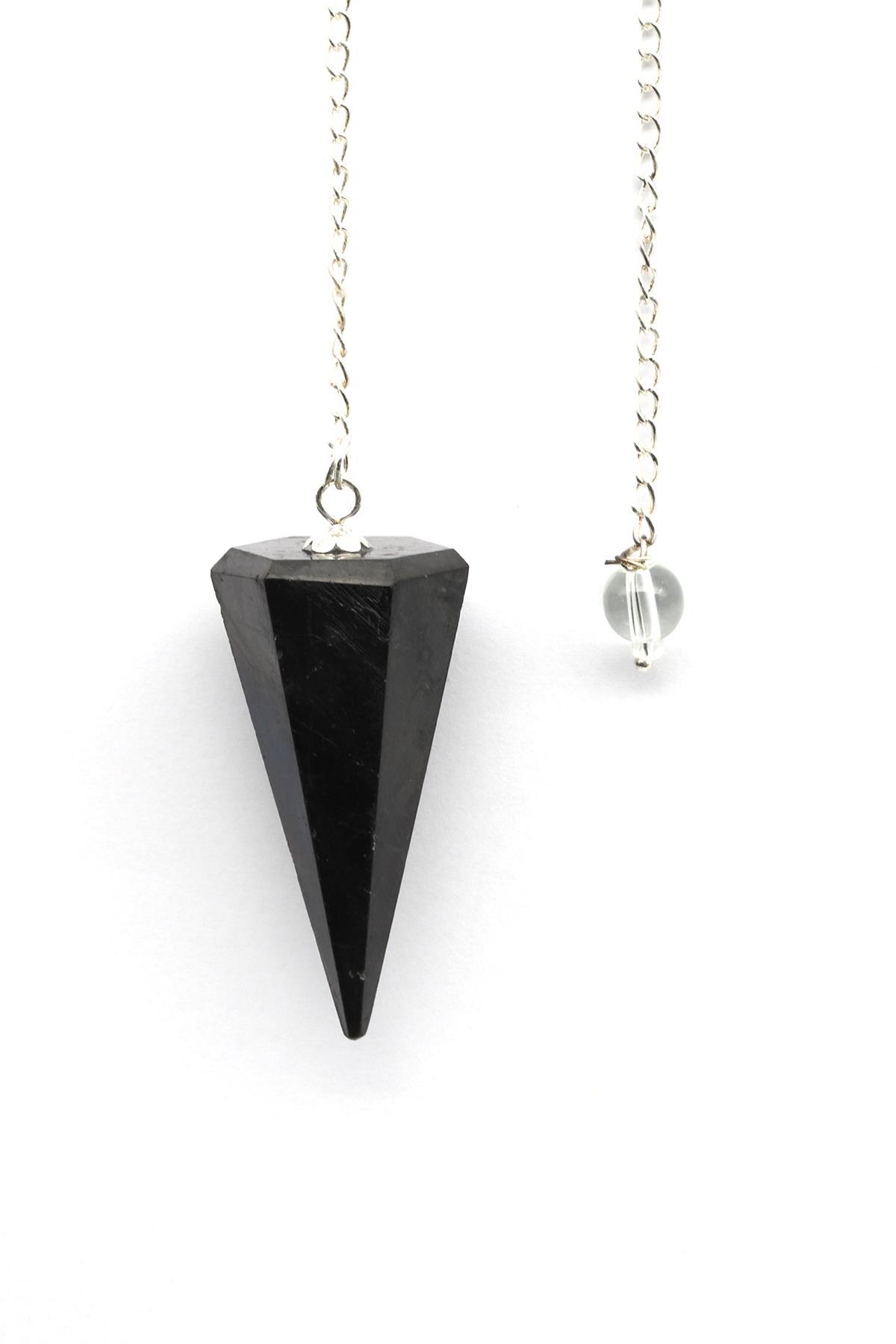 Shungite Doğal Taş Pandül