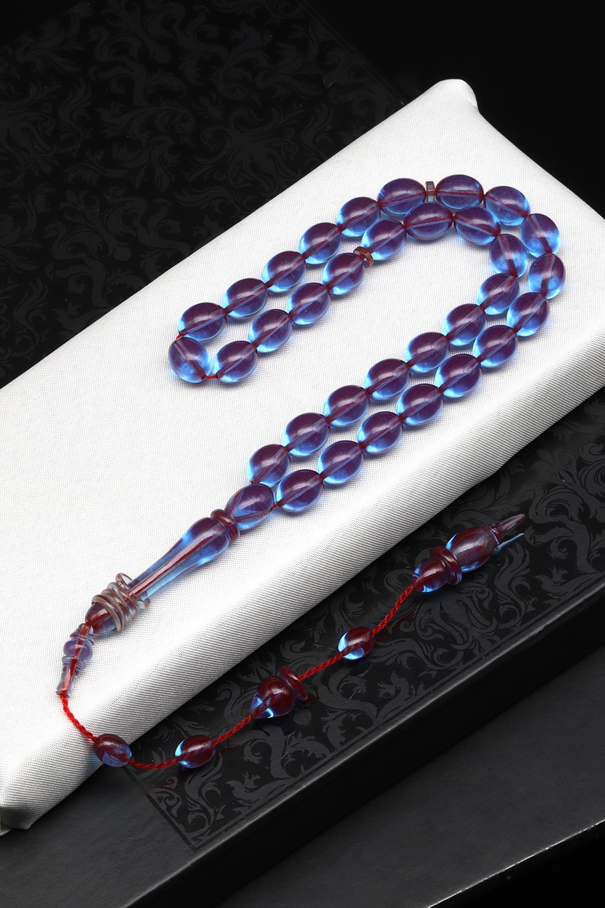 Sıkma Tesbih 8 x 10 mm Badem Kesim