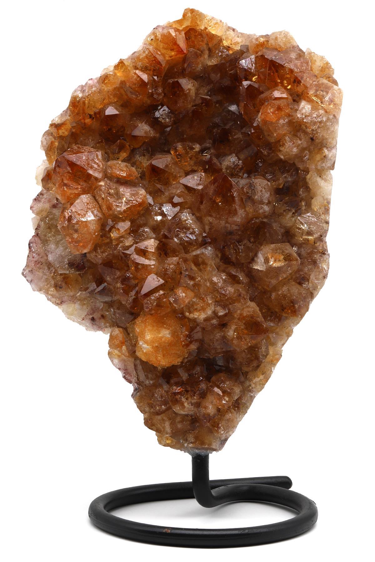 Sitrin Doğal Taş Standlı Ham Parça