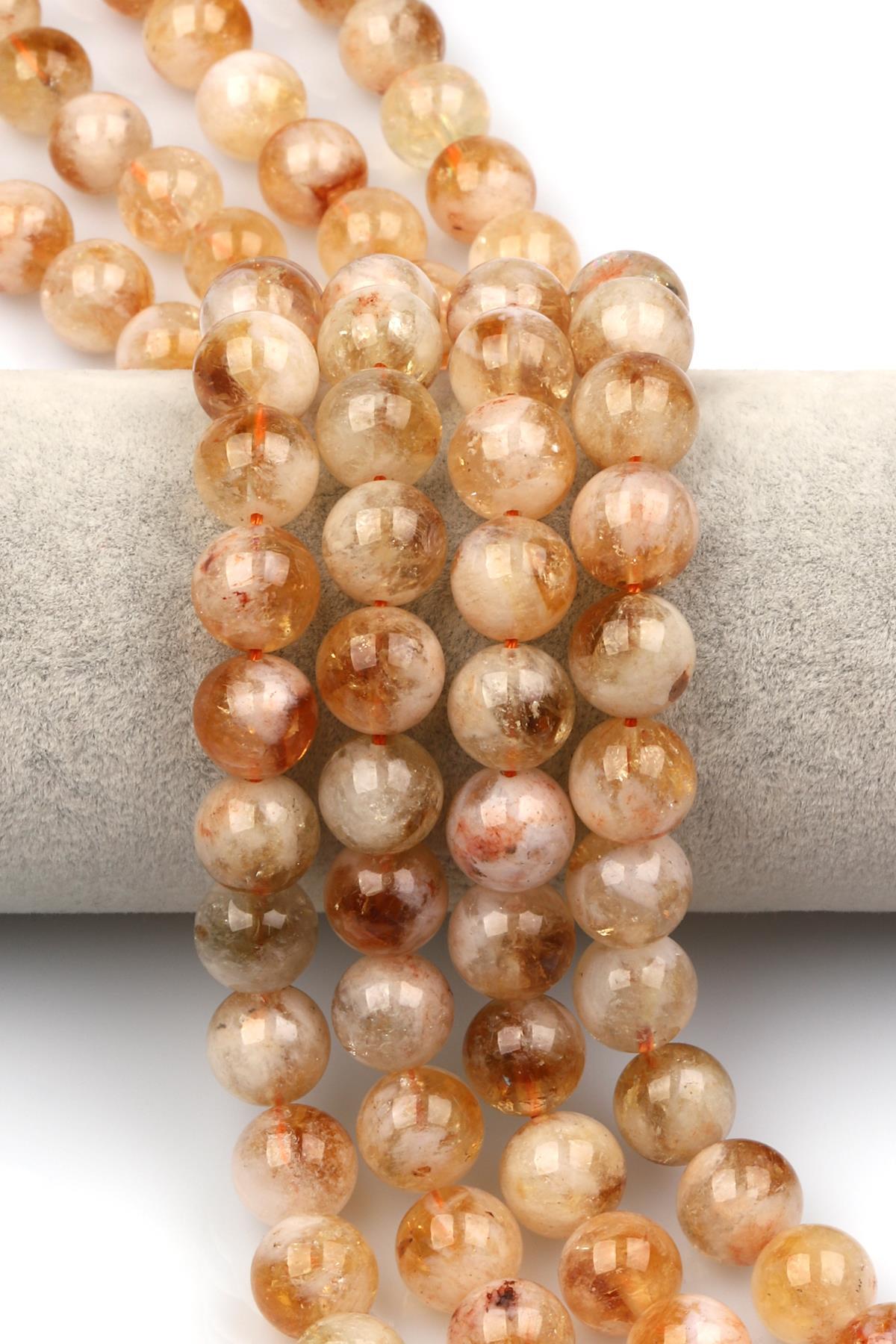 Sitrin Doğaltaş Dizi 12 mm Küre Kesim