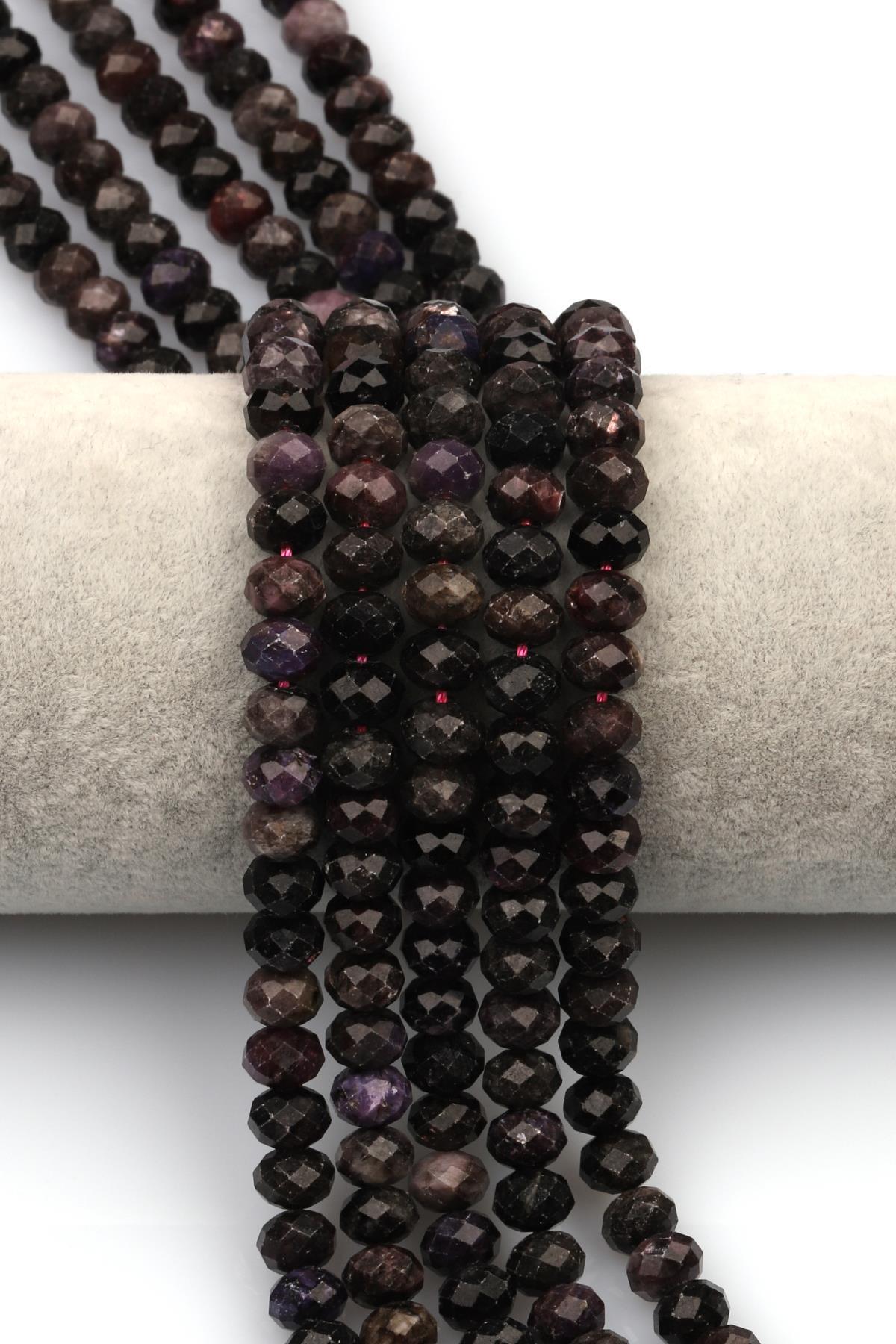 Sugulit Doğaltaş Dizi 5 x 7 mm Rondel Kesim