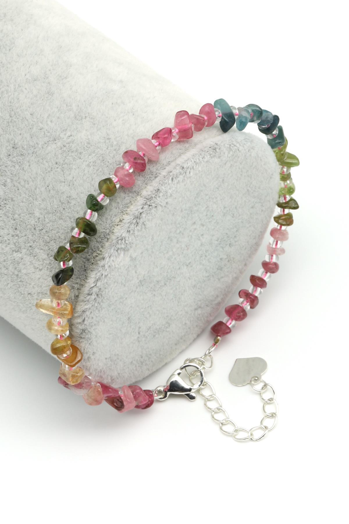 Turmalin Doğal Taş Kırıktaş Bileklik