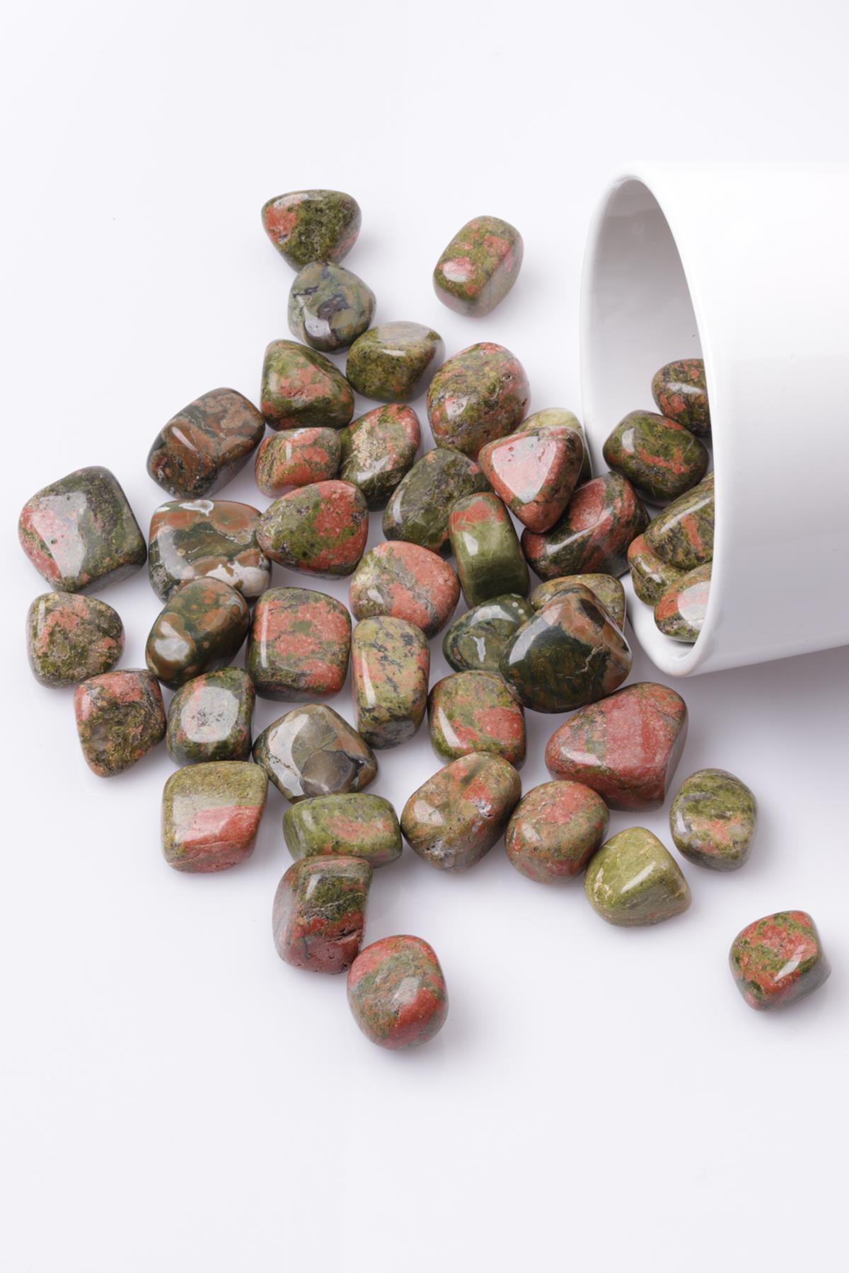 Unakit Doğal Taş Tamburlanmış Parça - Tımbıl