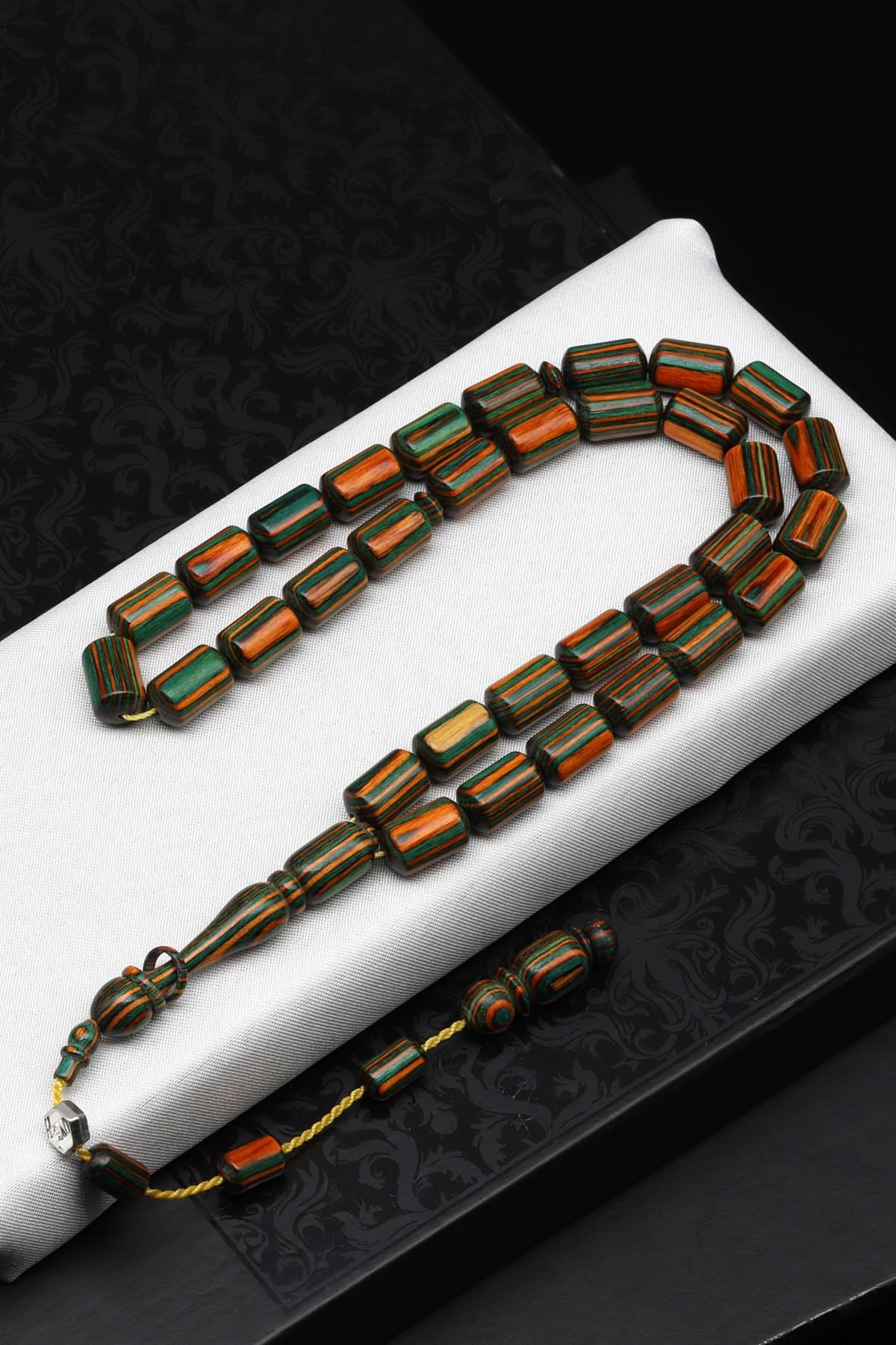 Usta İşçilikli Kafur Ağacı Tesbih 7 x 12 mm Kapsül Kesim