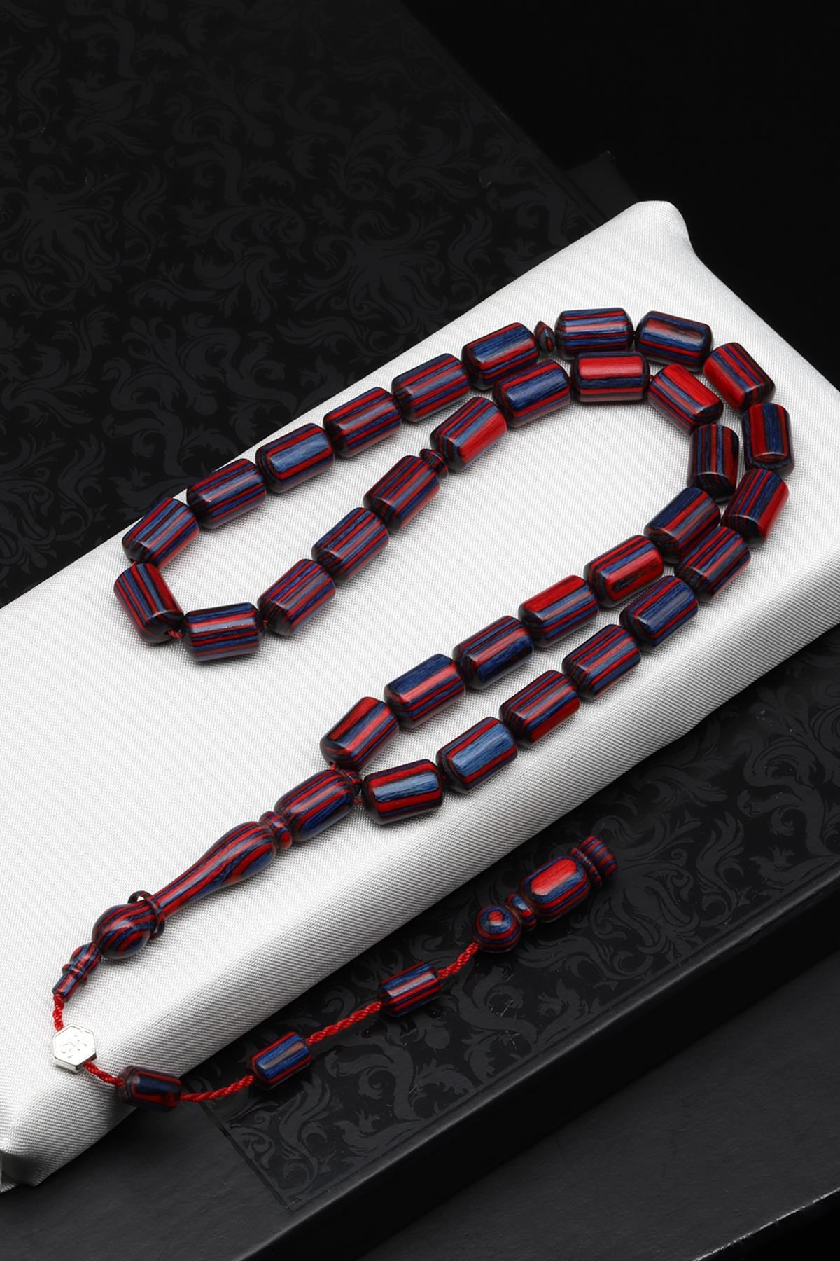 Usta İşçilikli Kafur Ağacı Tesbih 7 x 12 mm Kapsül Kesim