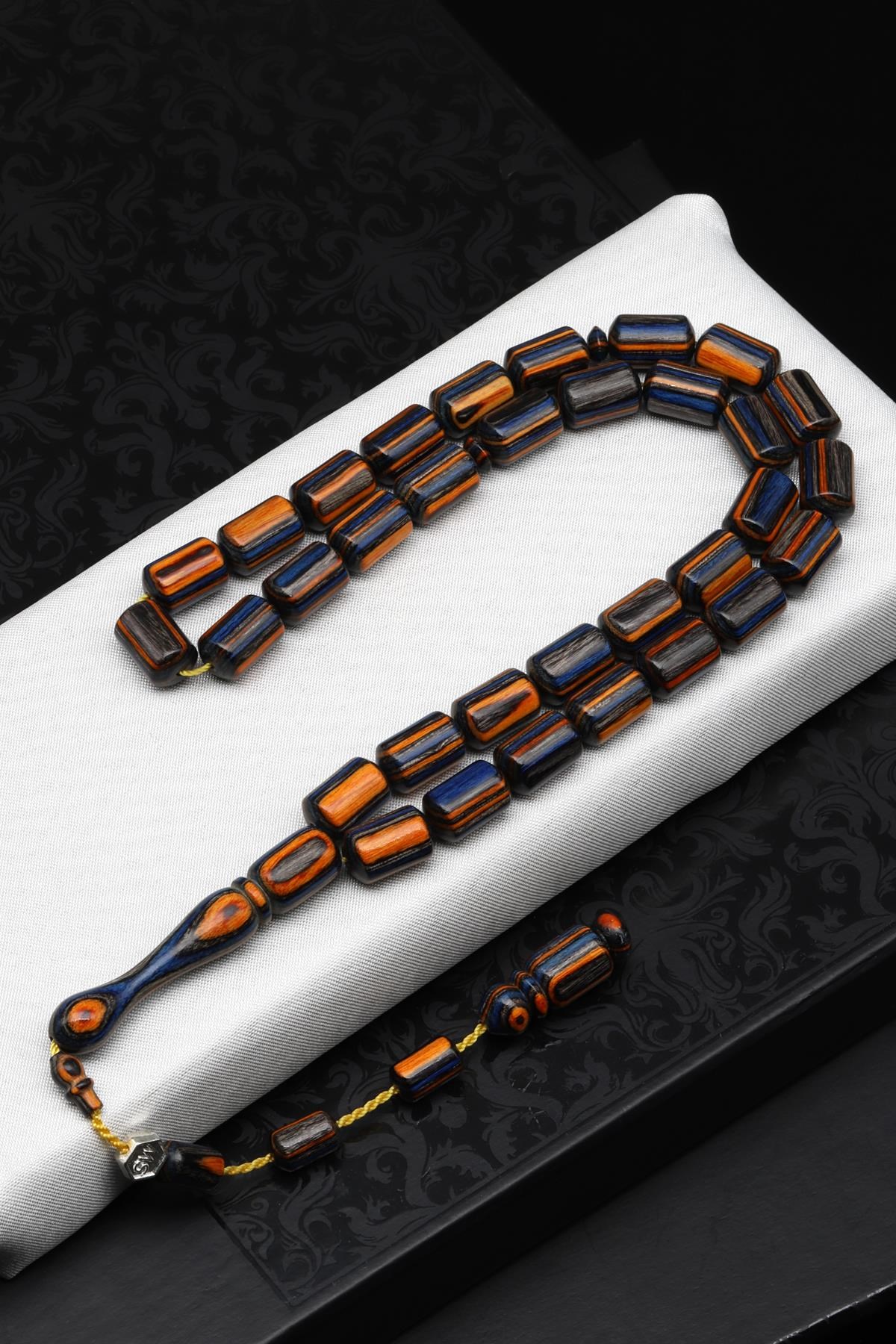 Usta İşçilikli Kafur Ağacı Tesbih 7 x 12 mm Kapsül Kesim