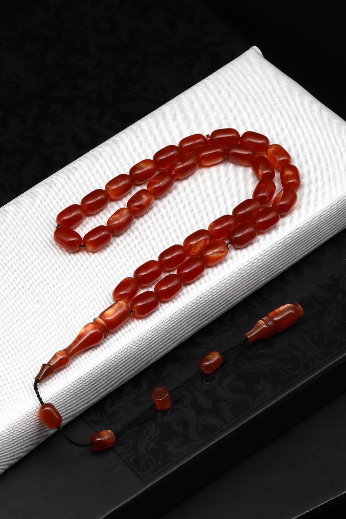 Usta İşçilikli Katalin Tesbih 7 x 10 mm Kapsül Kesim