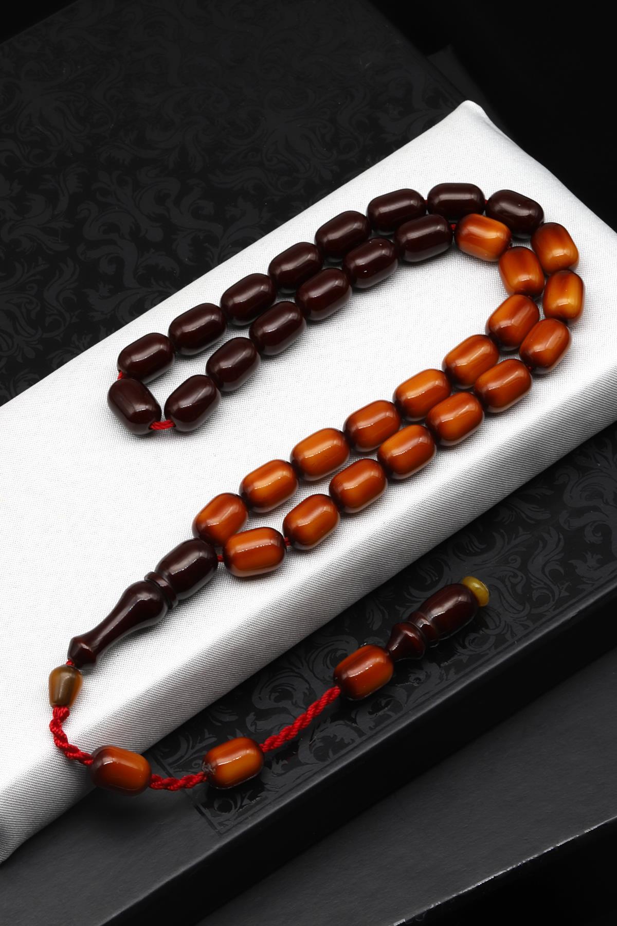 Usta İşçilikli Katalin Tesbih 8 x 12 mm Kapsül Kesim