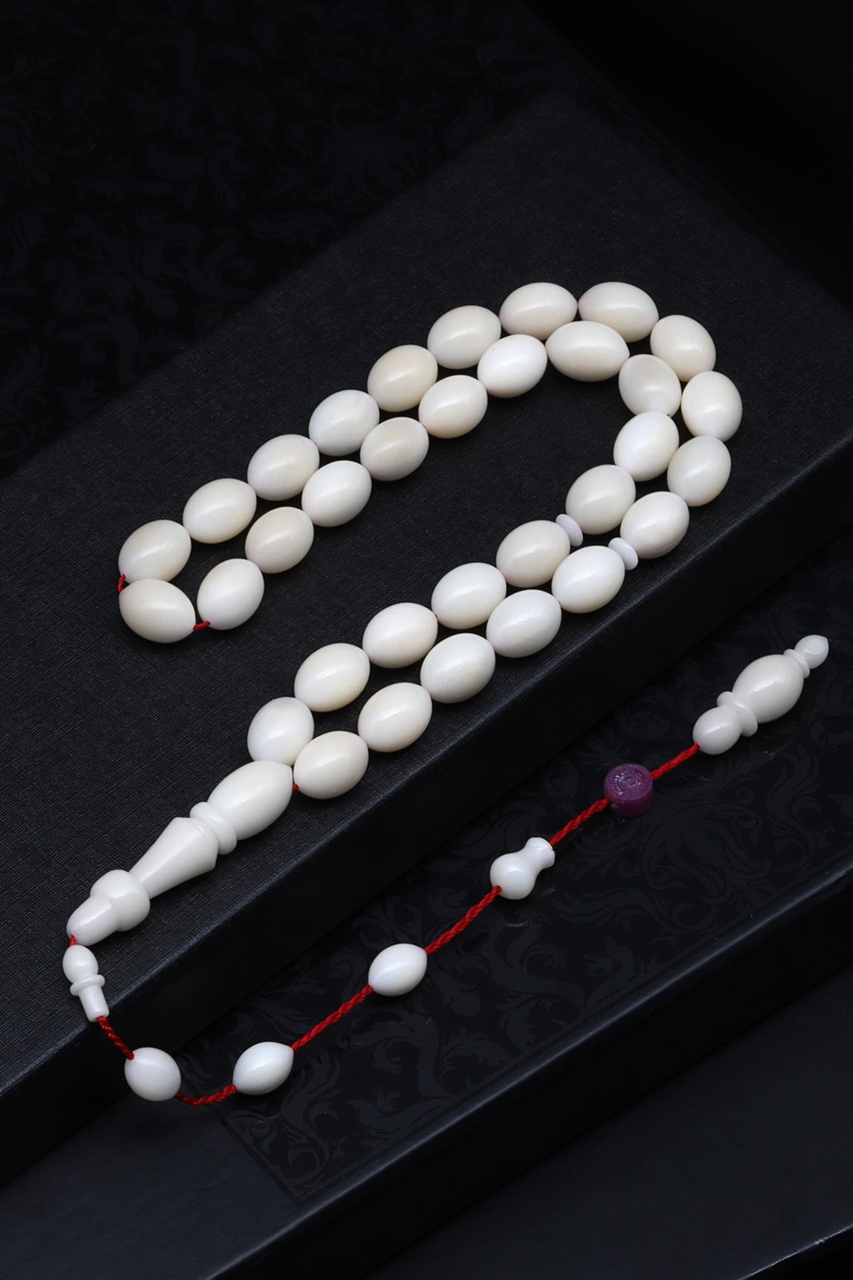 Usta İşçilikli Narçıl Tesbih 7 x 10 mm Arpa Kesim