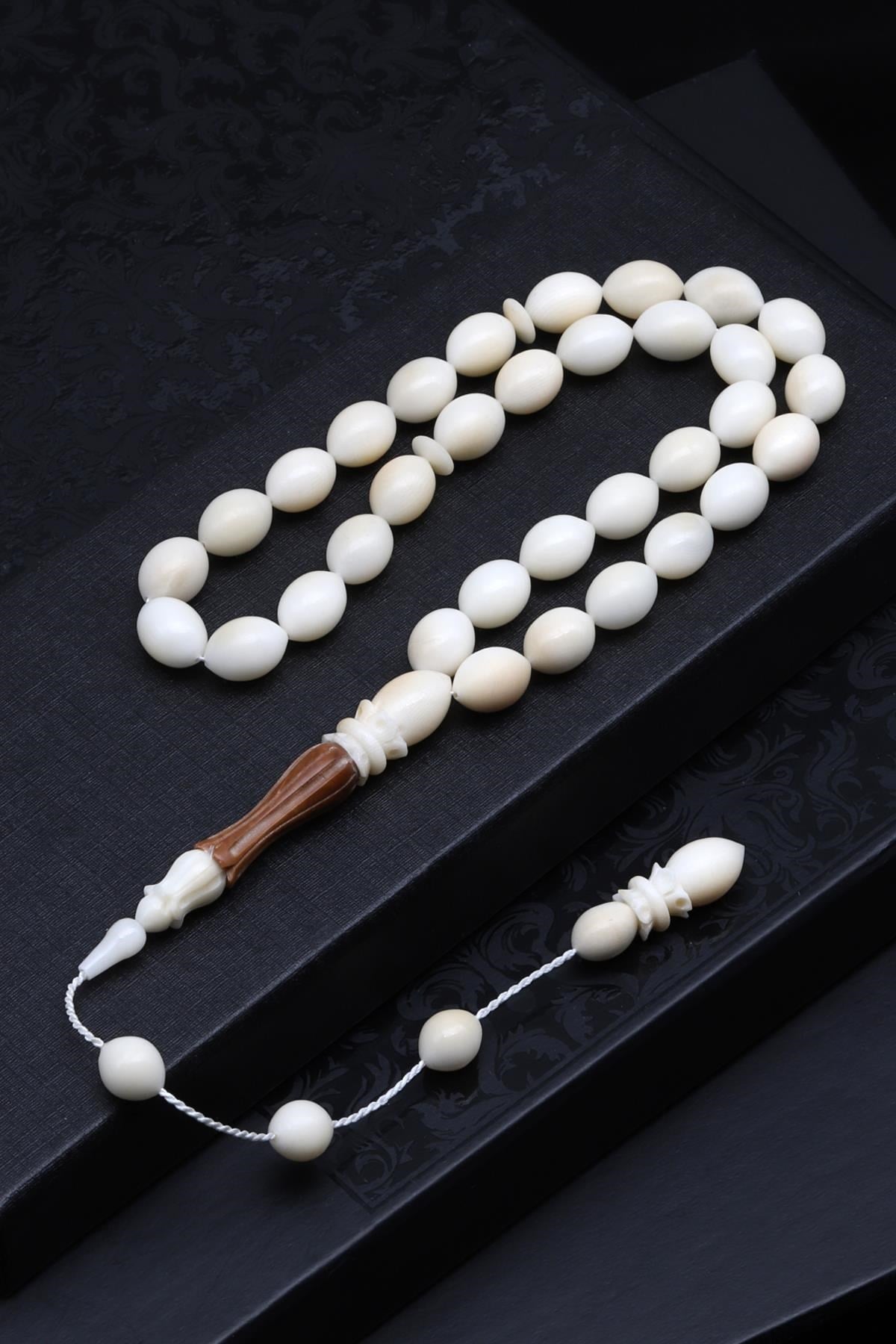 Usta İşçilikli Narçıl Tesbih 7 x 10 mm Arpa Kesim