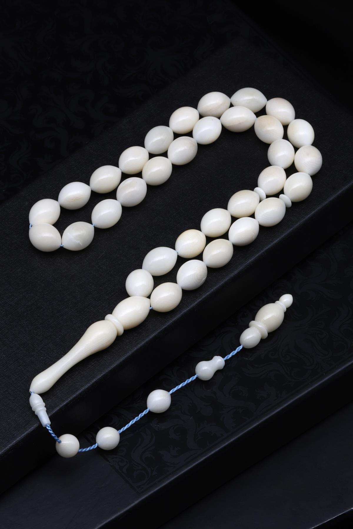 Usta İşçilikli Narçıl Tesbih 8 x 12 mm Arpa Kesim