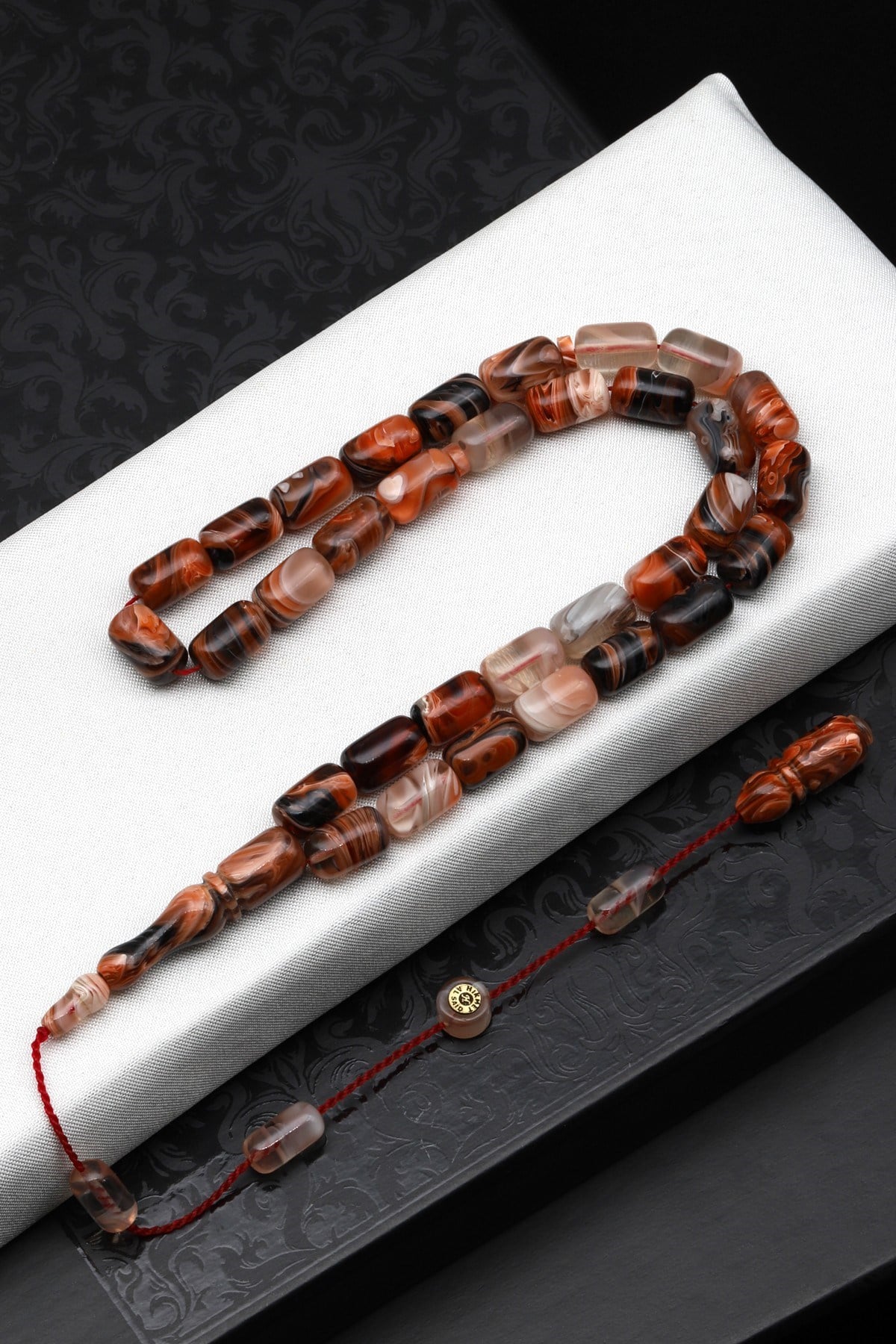 Usta İşçilikli Sıkma Tesbih 7 x 11 mm Kapsül Kesim - T-1586