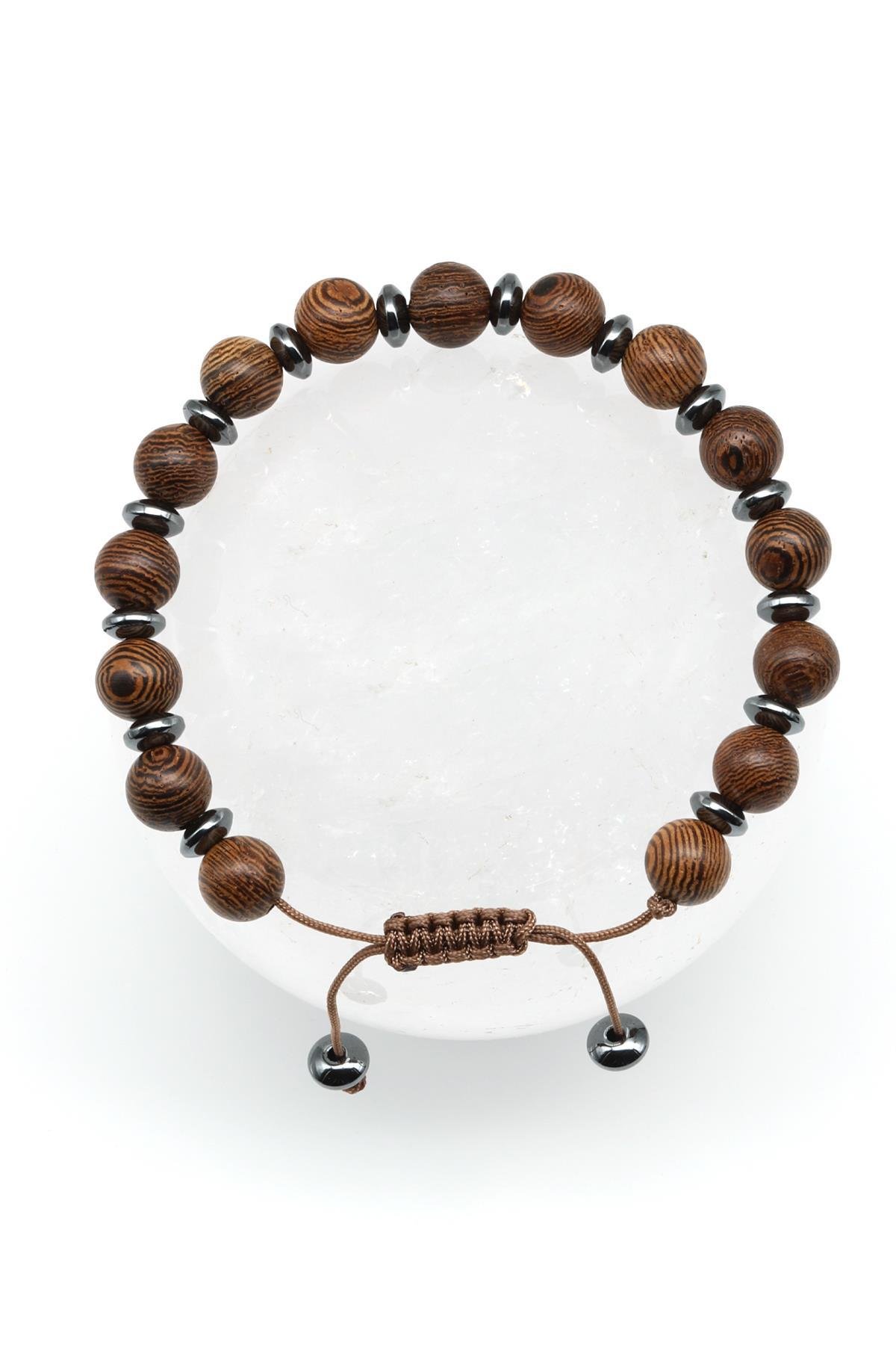 Venge Ağacı Makrome Örme Bileklik