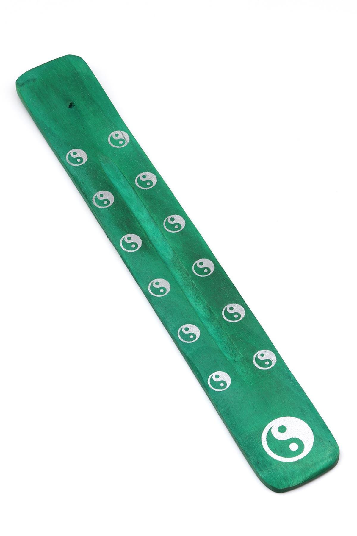 Yeşil Renkli Ahşap Kayık Tütsülük