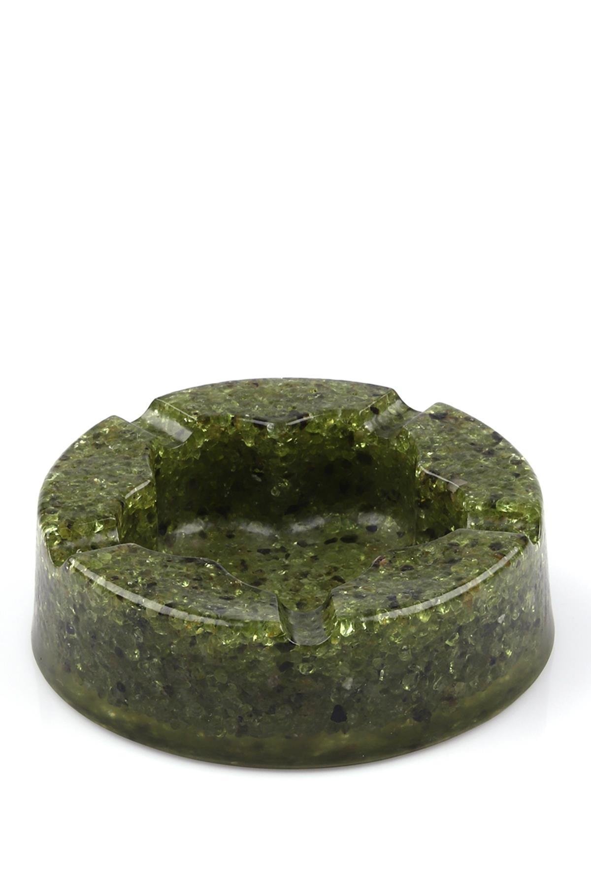 Zebercet Doğal Taş Orgonit Kül Tablası