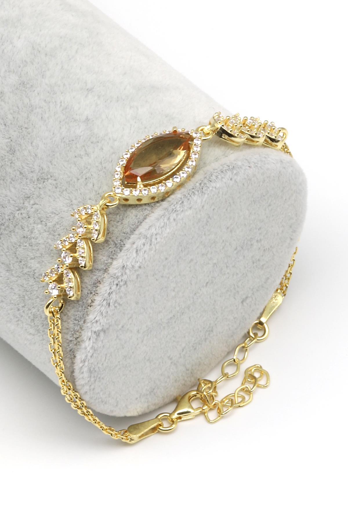 Zultanit 925 Ayar Gümüş Bileklik 