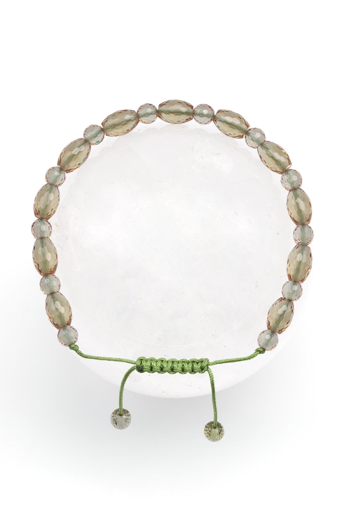 Zultanit Makrome Örme Bileklik