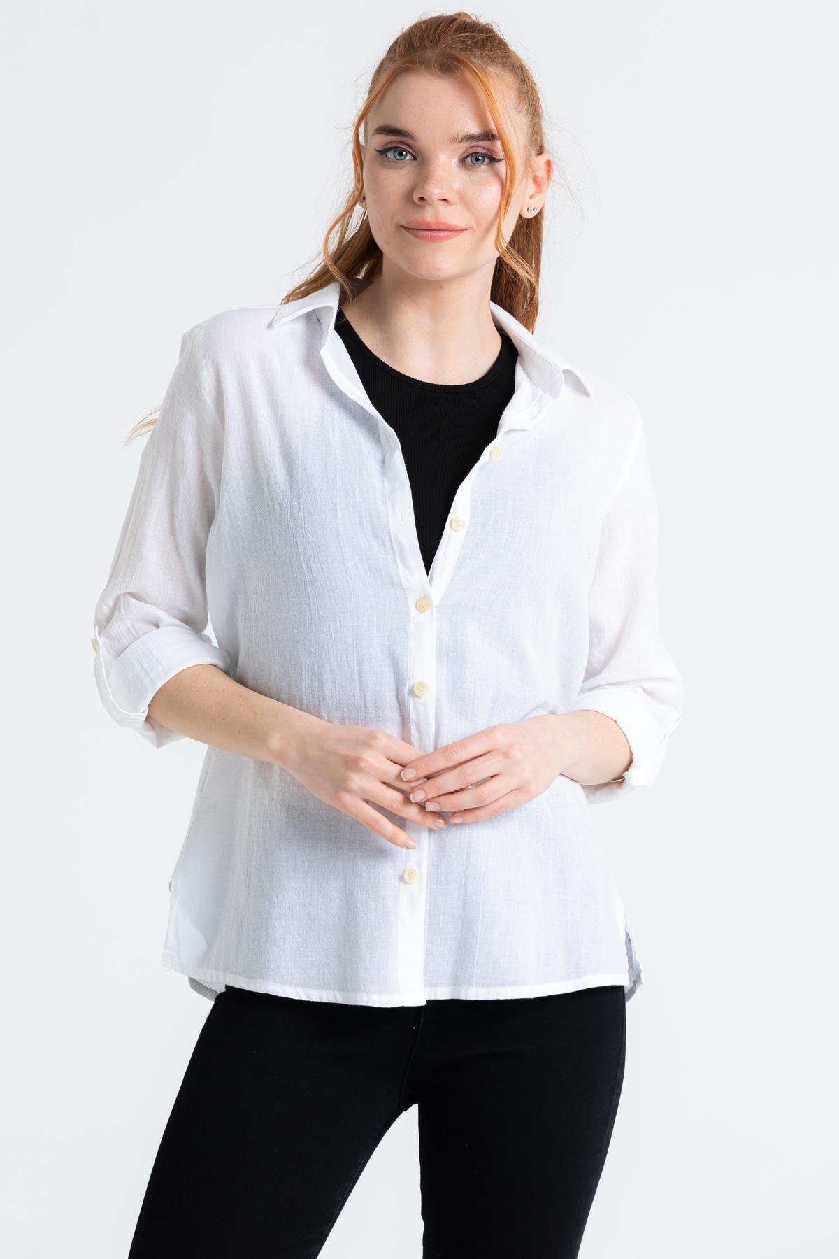 Avşar Gömlek Beyaz Byz