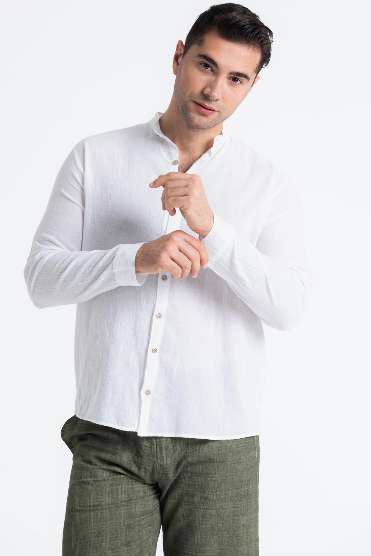 Ege Gömlek Beyaz Byz