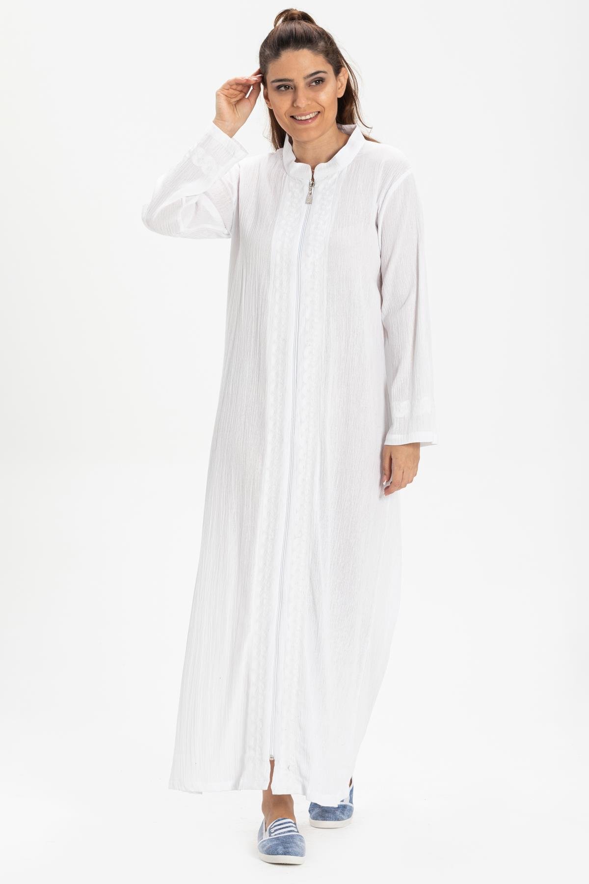 Toptan Cemre Şile Bezi Ferace Beyaz