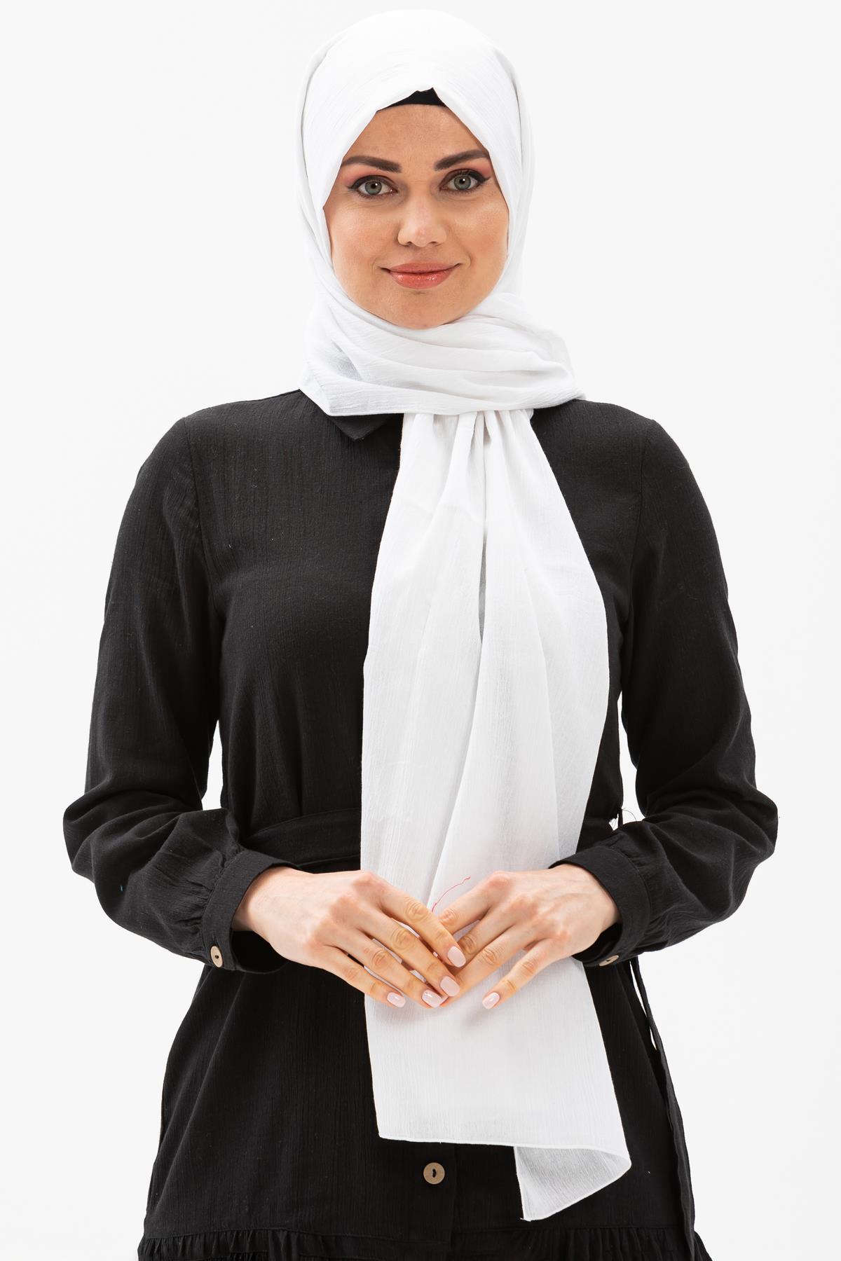 Toptan Şile Bezi Şal Beyaz